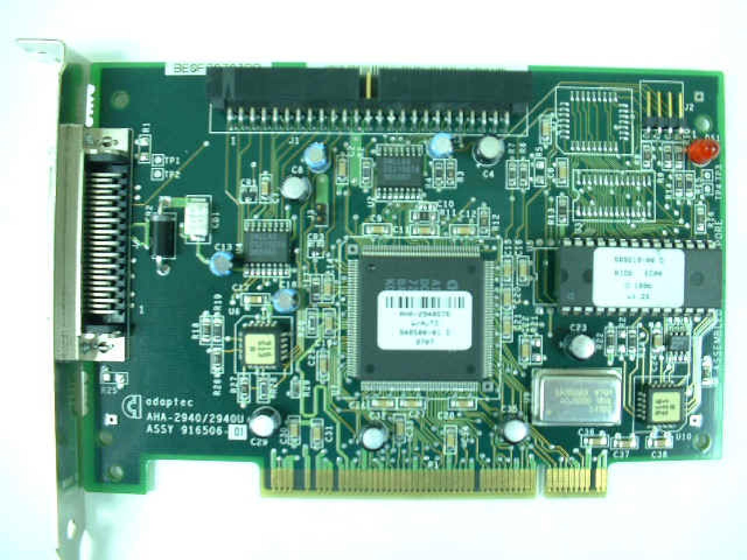 ADAPTEC AHA-2940 PCI SCSI BUSMASTERING CONTROLLER