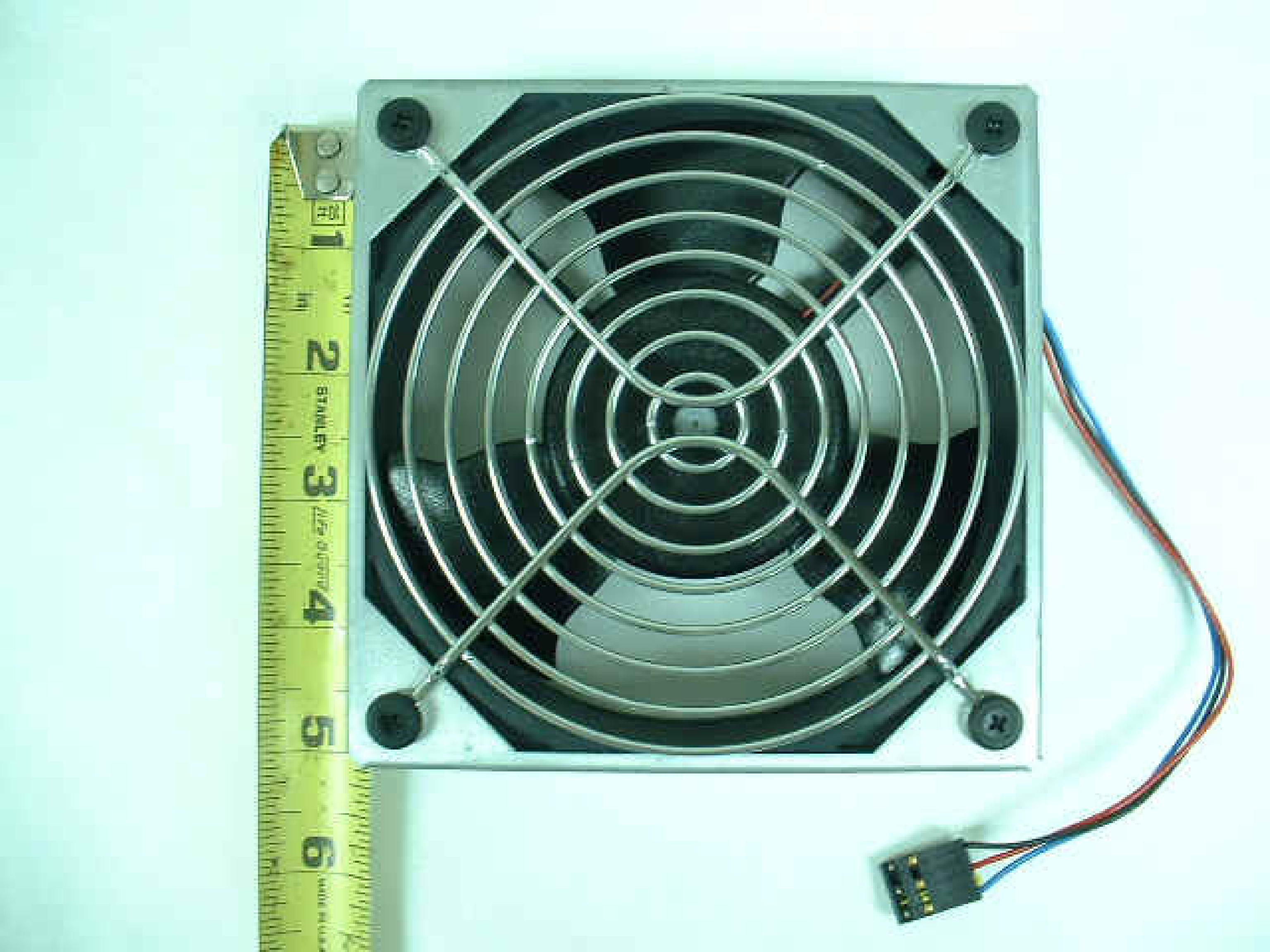 NIDEC / COMPAQ / HEWLETT PACKARD / HP / DELTA ELECTRONICS INC 15051-T1 FAN 12VOLT 4.625INCHES BY 4.625 INCHES PROLIANT 1000 1500 2000 3000 4000 4500 SYSTEMPRO COMPATIBLE PULLED FROM SYSTEM 800 DC BRUSHLESS AFB0612HB DC12V 0.15A, 2-WIRE, 60X15MM