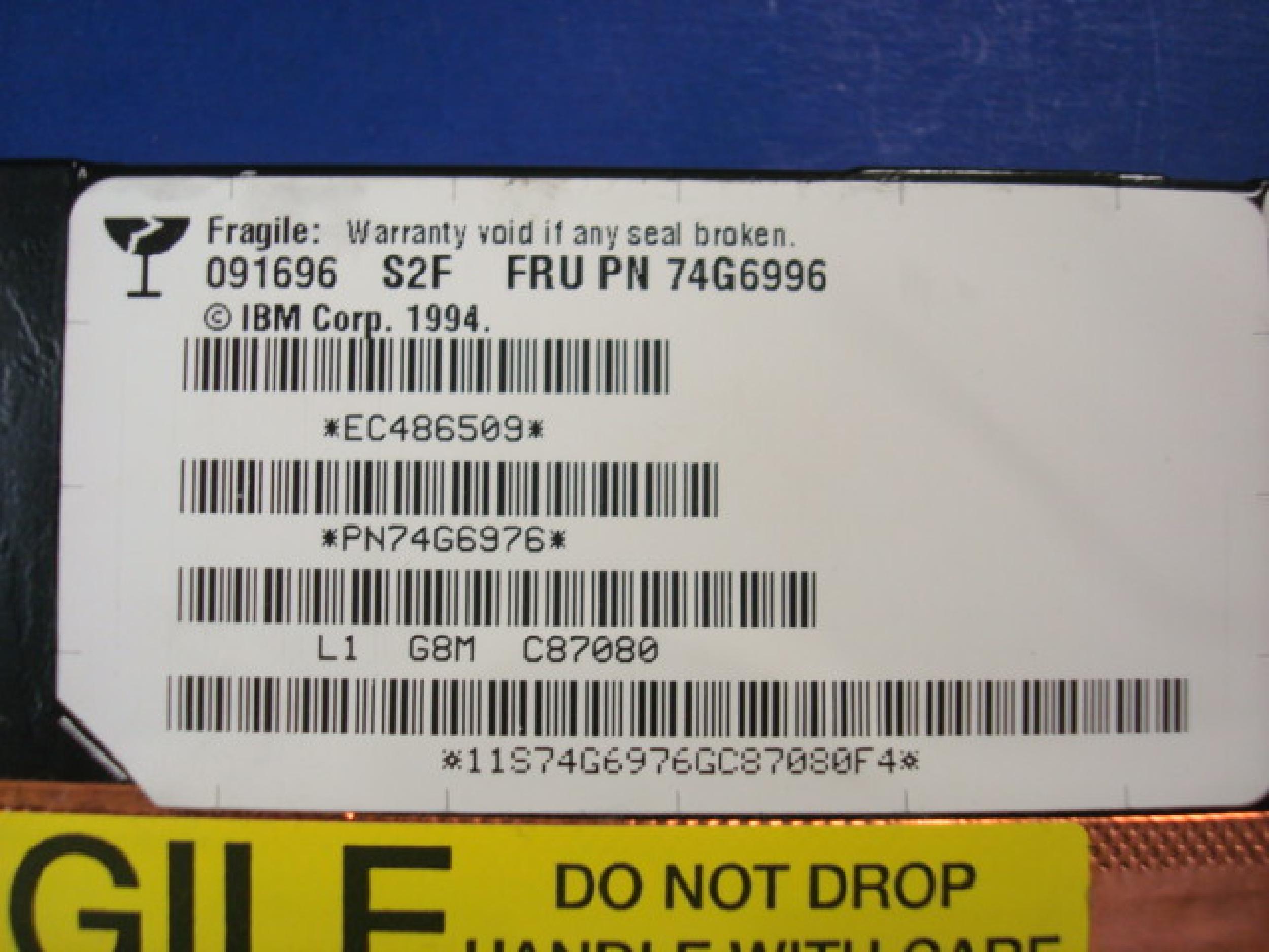 IBM 74G6996 2.1GB SCSI 50 PIN NARROW ULTRA