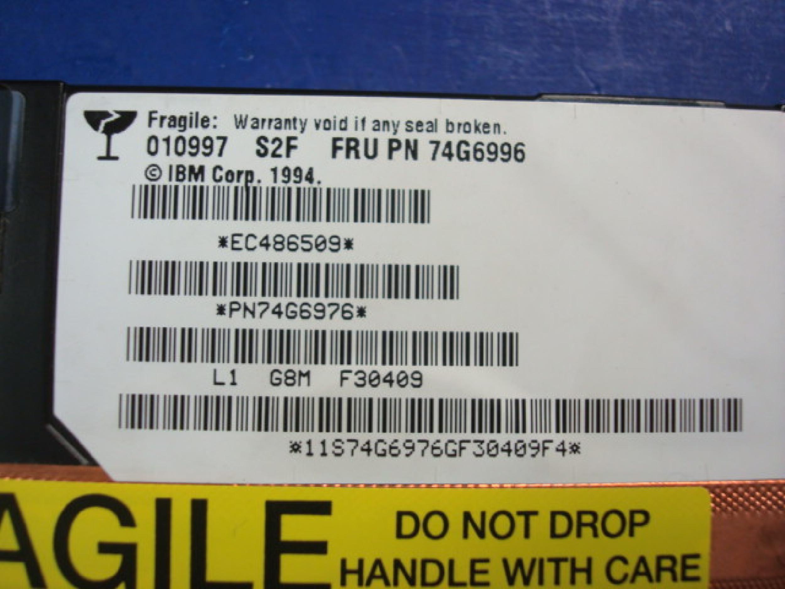 IBM 74G6996 2.1GB SCSI 50 PIN NARROW ULTRA