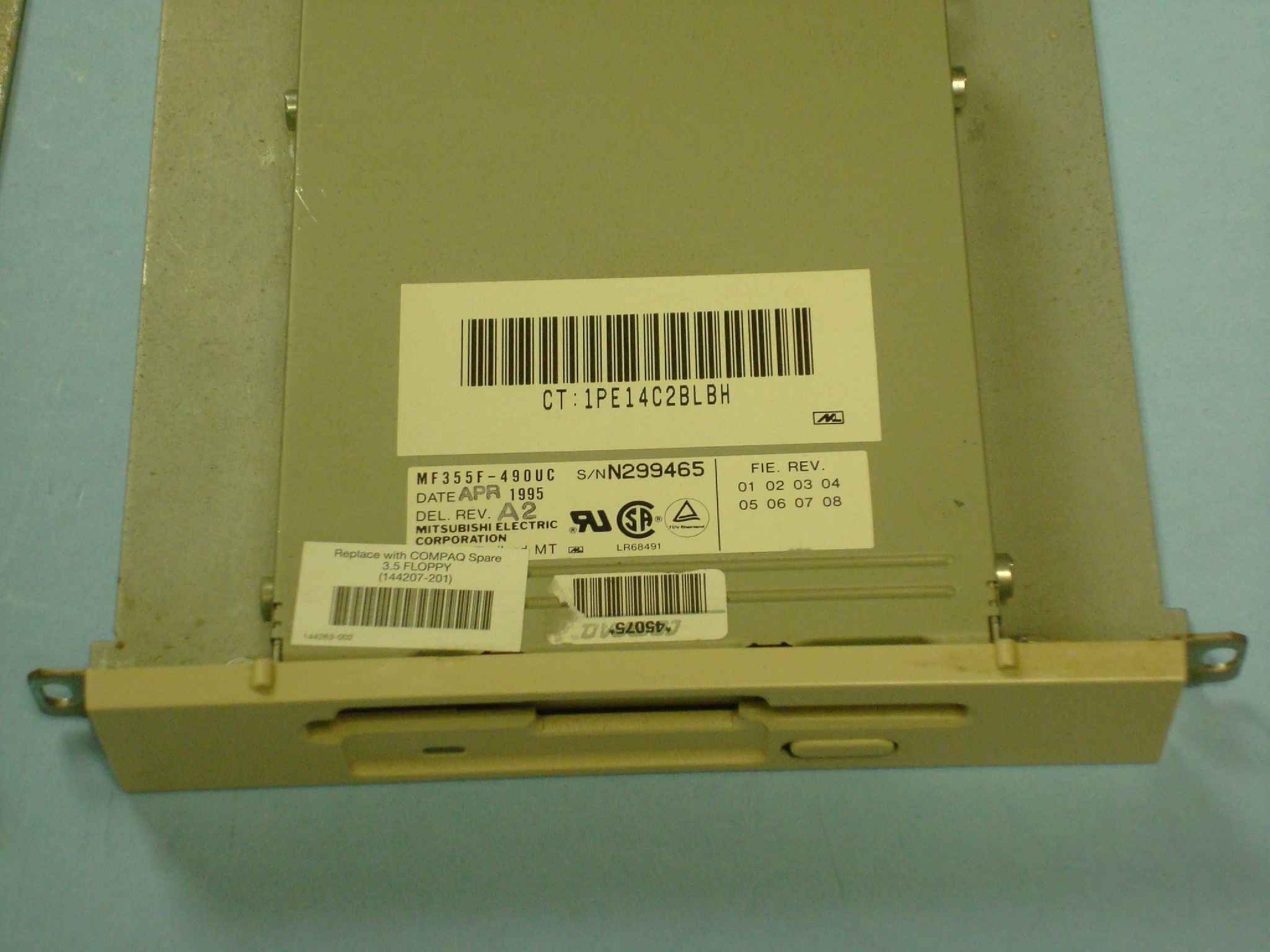 MITSUBISHI MF355F-490UC 1.44MB FLOPPY DRIVE