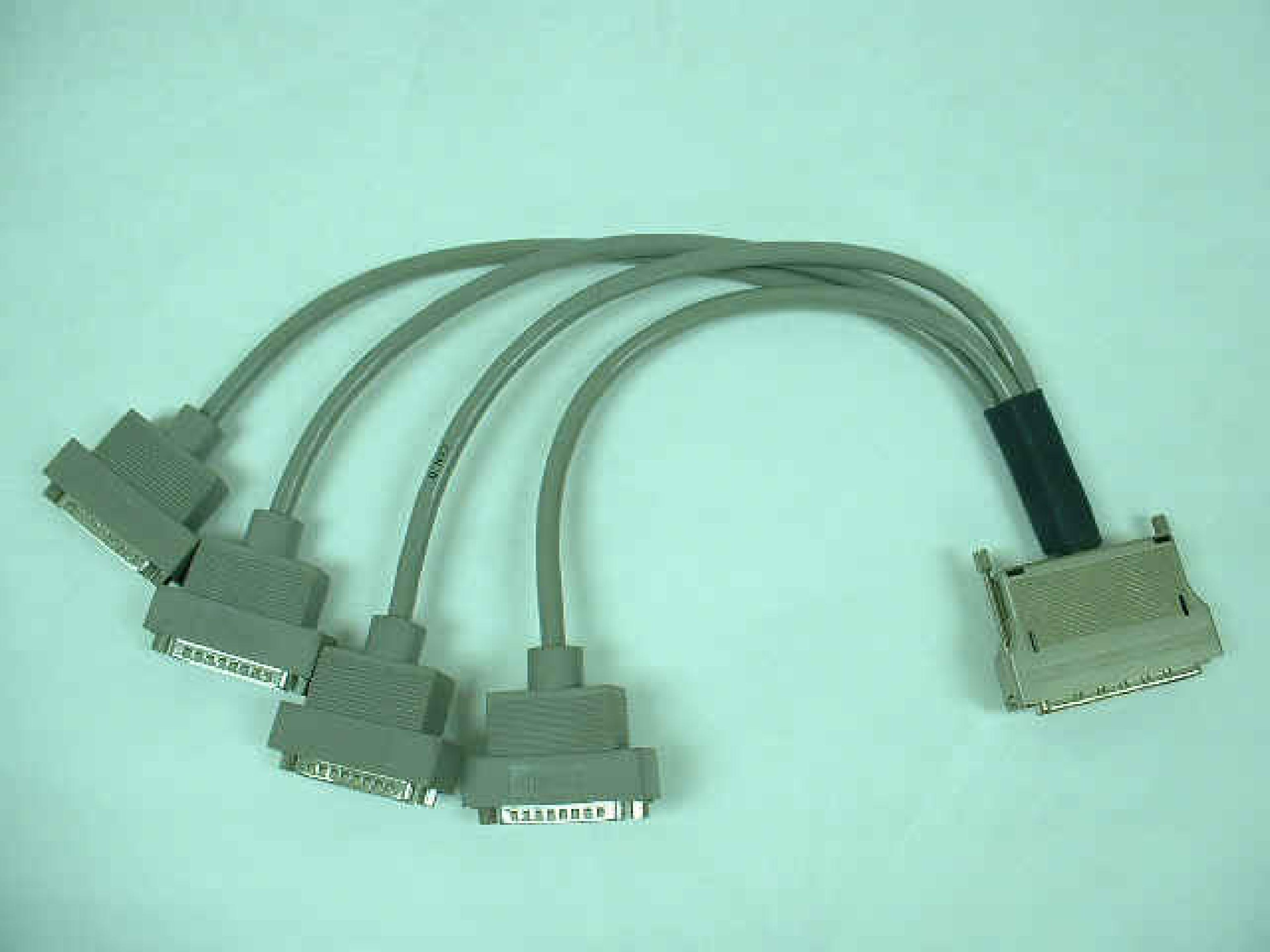 AST RESEARCH INC 202013-004 ASYNC CLUSTER ADAPTER 4 PORT WITH CABLE REV B C