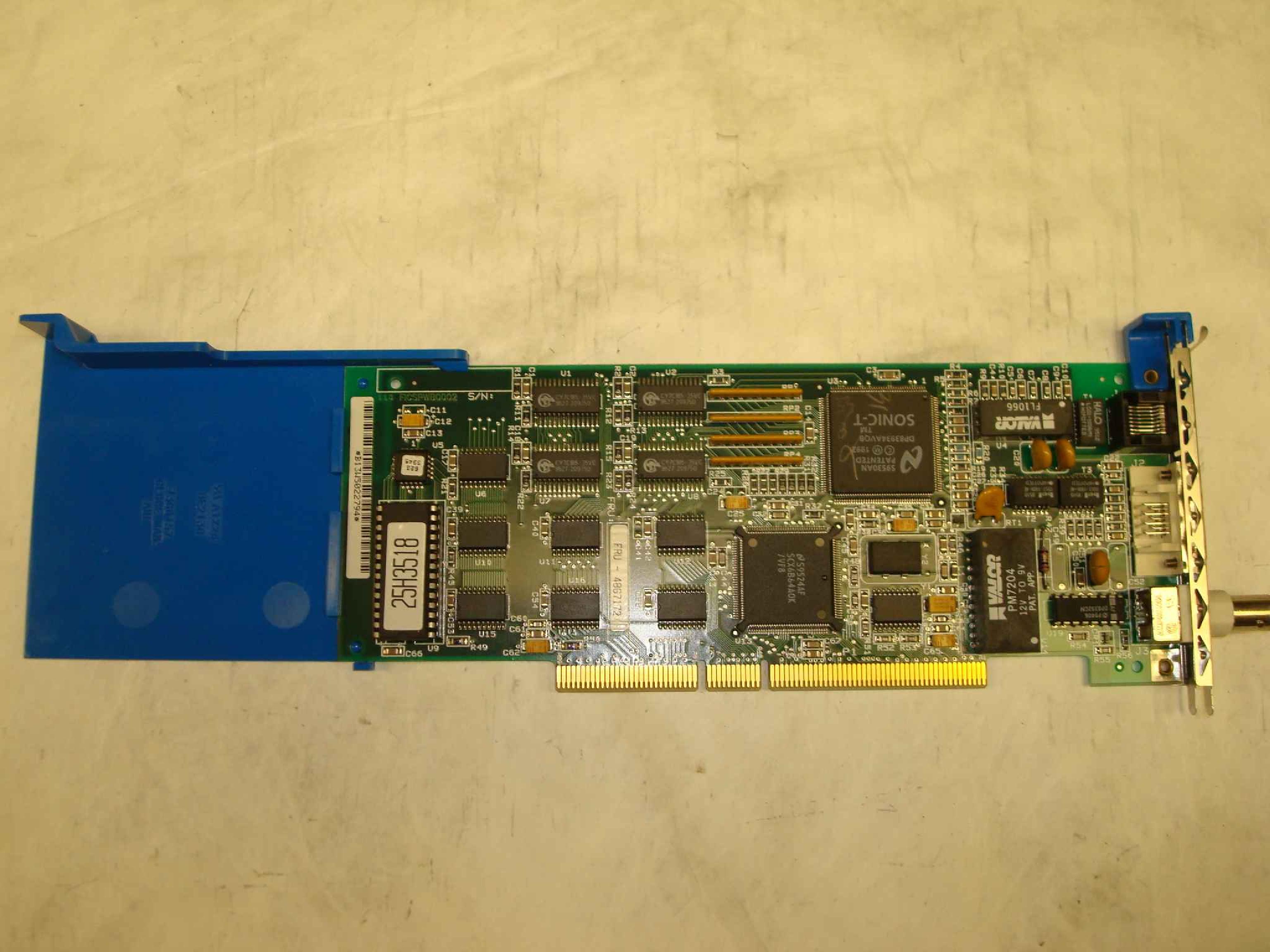 IBM 48G7171 WITH RPL SHORT MICROCHANNEL ETHERNET ADAPTER/A SHORT CARD WITH RPL