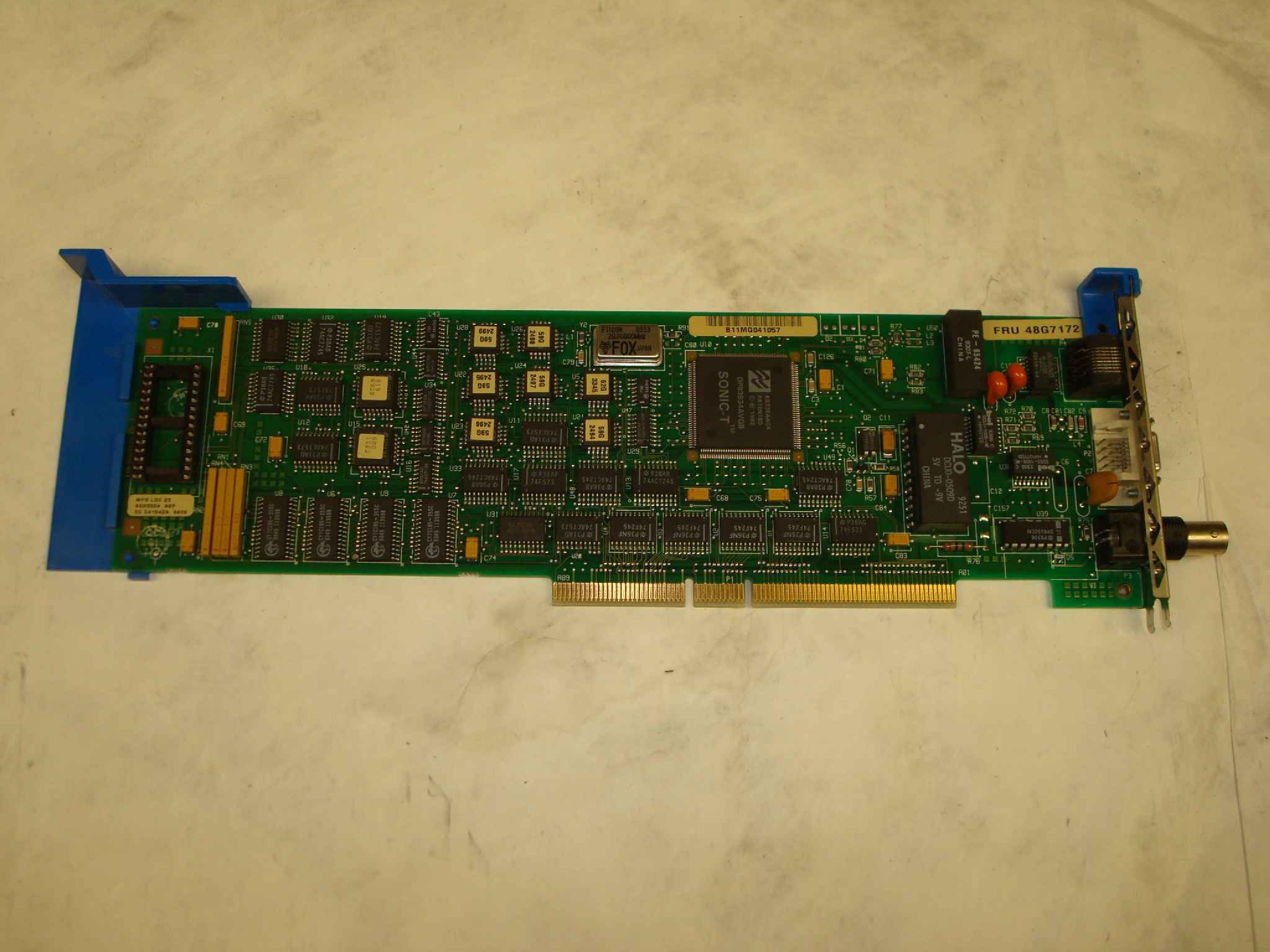 IBM 48G7172 LONG MICROCHANNEL ETHERNET ADAPTER/A LONG CARD WITHOUT RPL