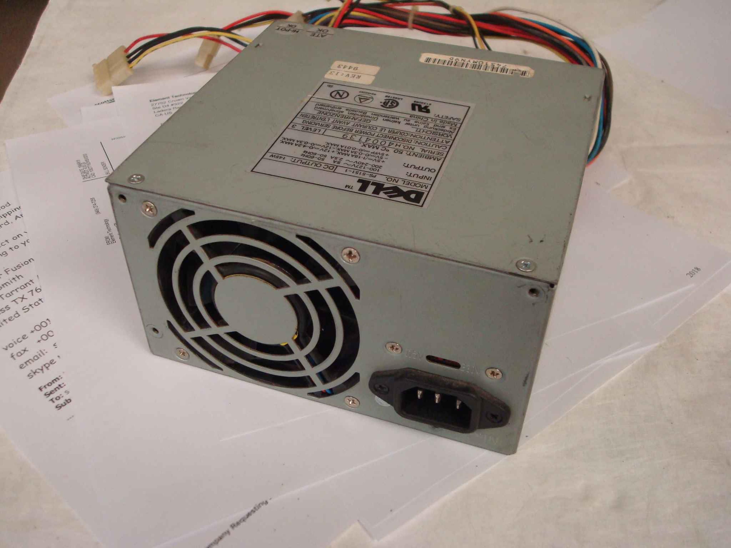 DELL PS-5151-1 145W ATX POWER SUPPLY