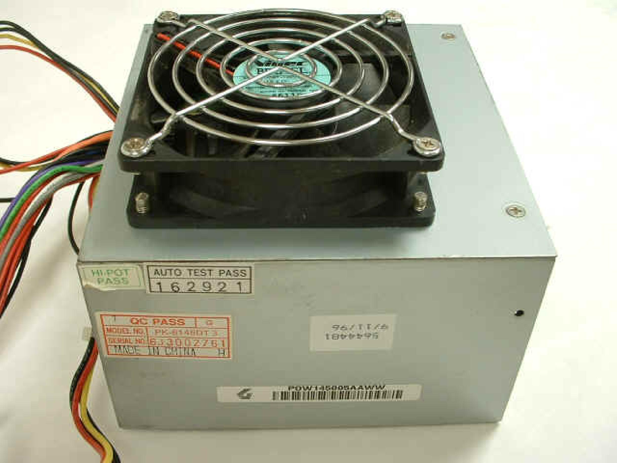 GATEWAY 2000 POW145005AAWW POWER SUPPLY ATX WITH EXTERNAL FAN -