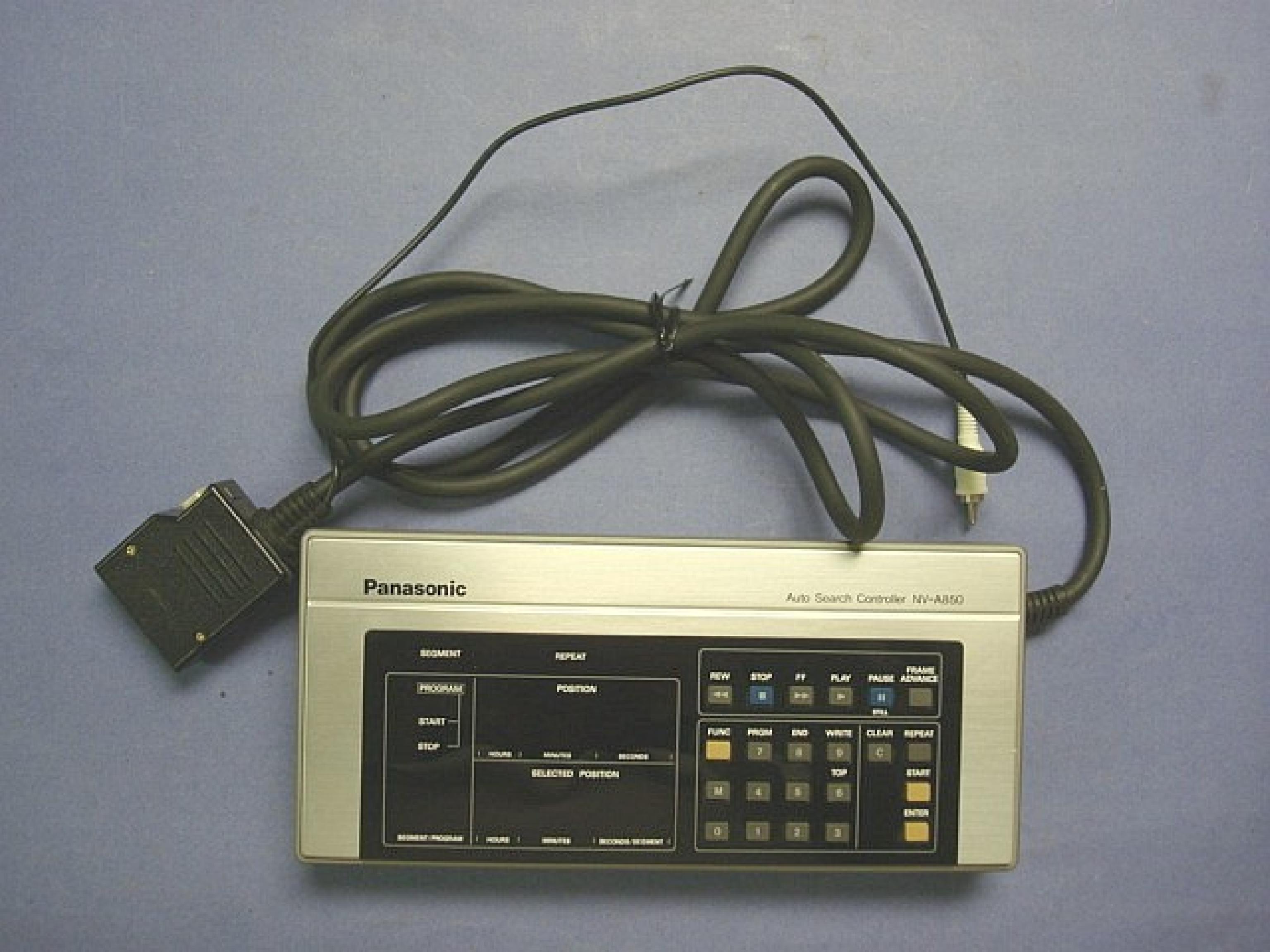 PANASONIC AG-7350-P SVHS PROFESSIONAL VCR EDITING DECK  WITH BOX & REMOTE