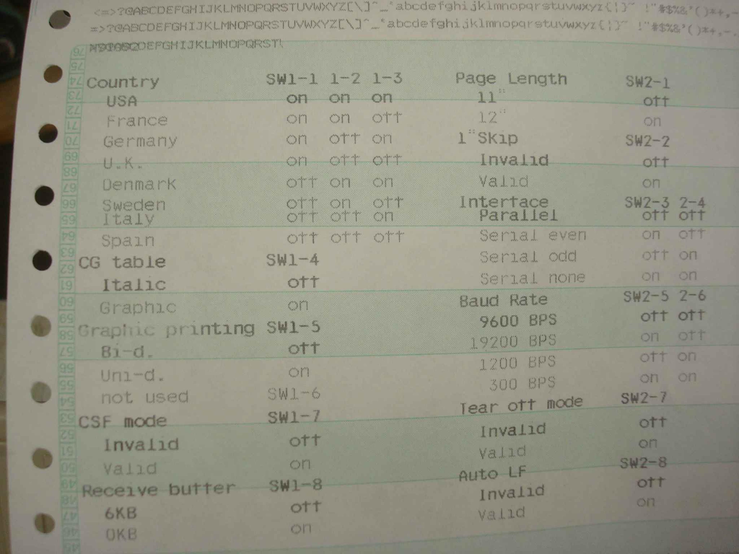 IBM 11F9267 TESTED 2016, LQ-1050 DOT MATRIX PRINTER