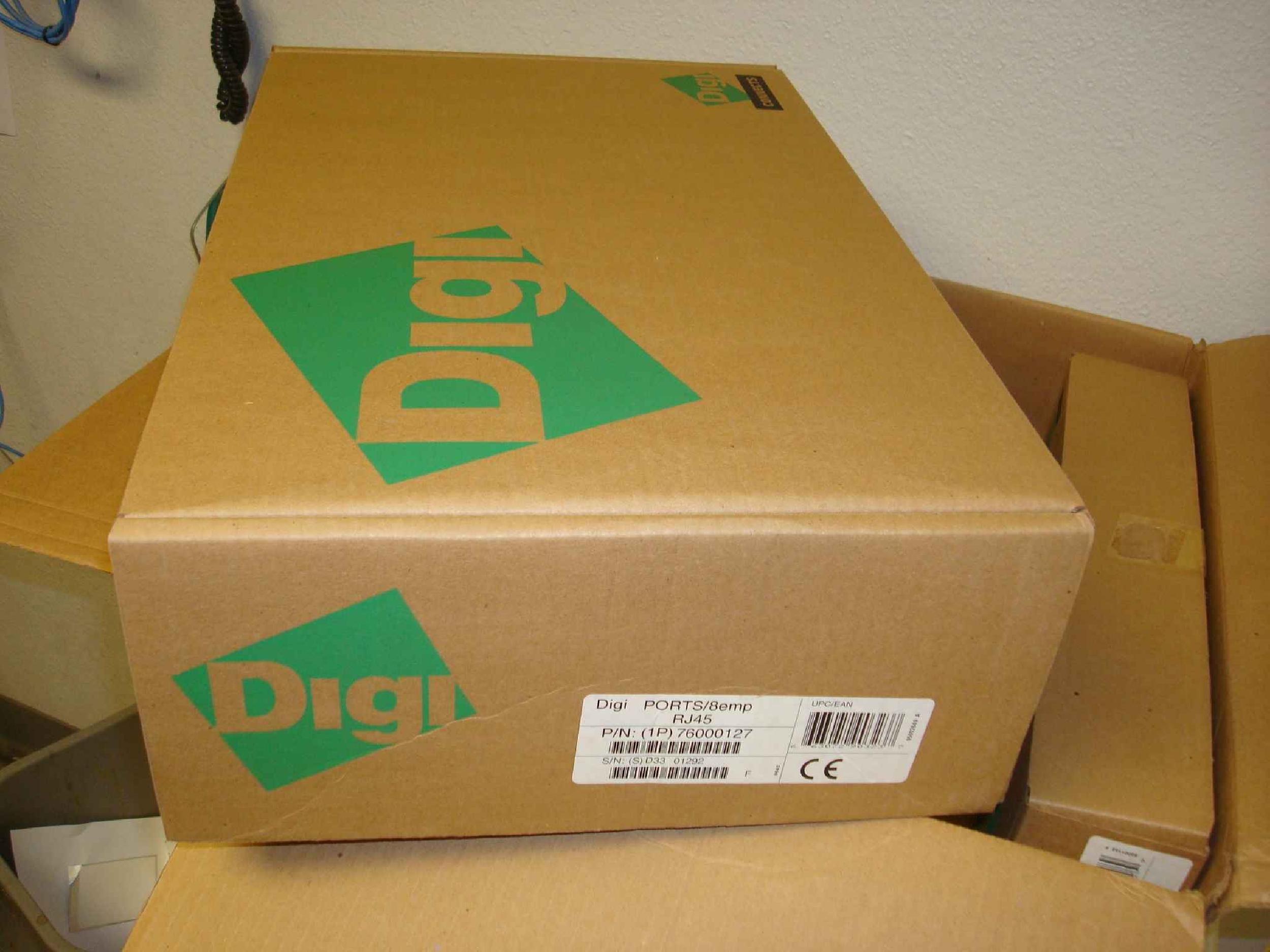 DIGI INTERNATIONAL 70000815 EISA/8EM 8EMP SYSTEM RJ45 32BIT W/RISC20RJ45 PAR OPEN BOX