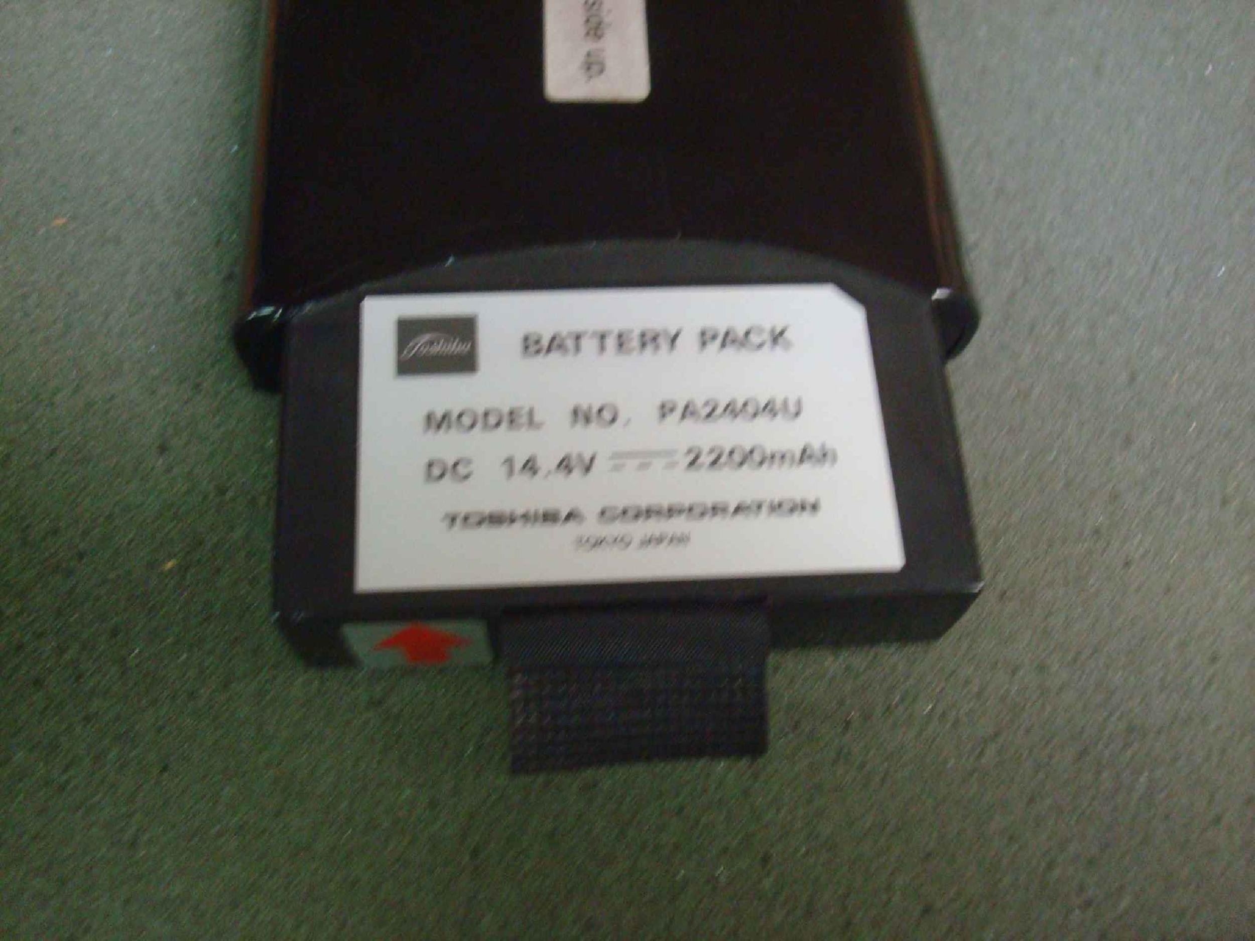 TOSHIBA PA2404U MAIN BATTERY FOR T2200SX T3300SL
