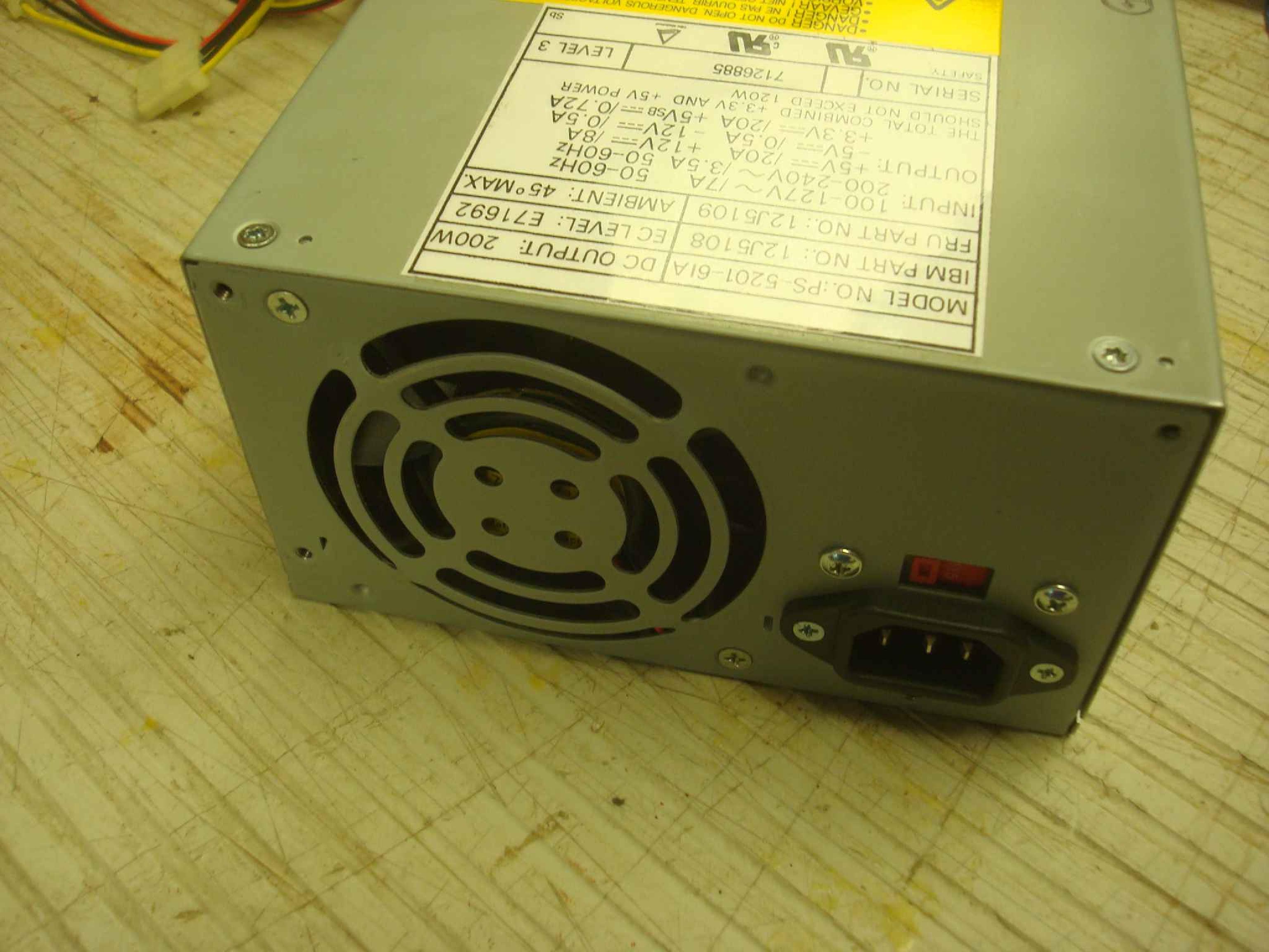 IBM 12J5109 POWER SUPPLY AT