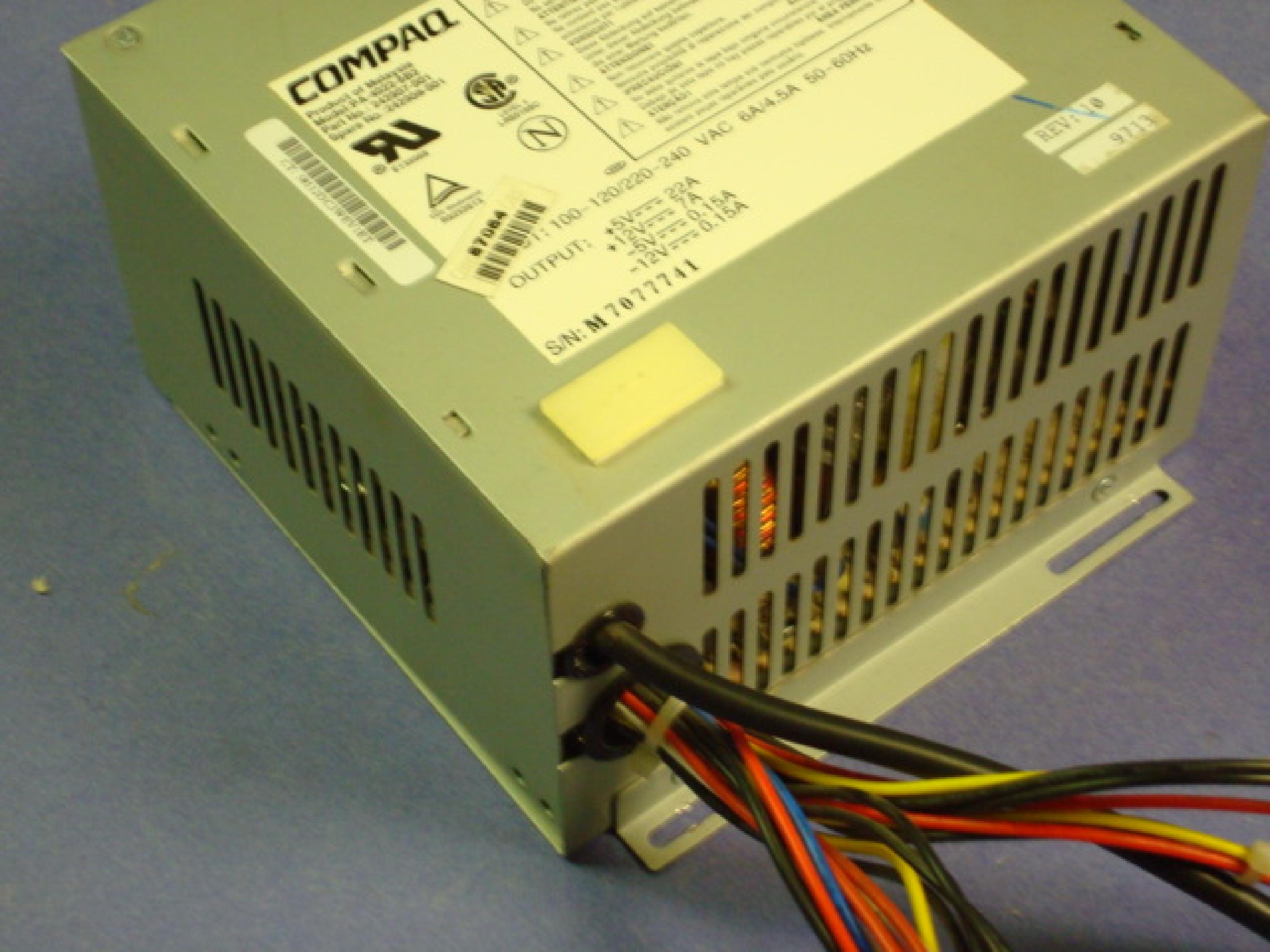 COMPAQ / HEWLETT PACKARD / HP PA-4022-6B2 AT POWER SUPPLY WITH REMOTE SWITCH