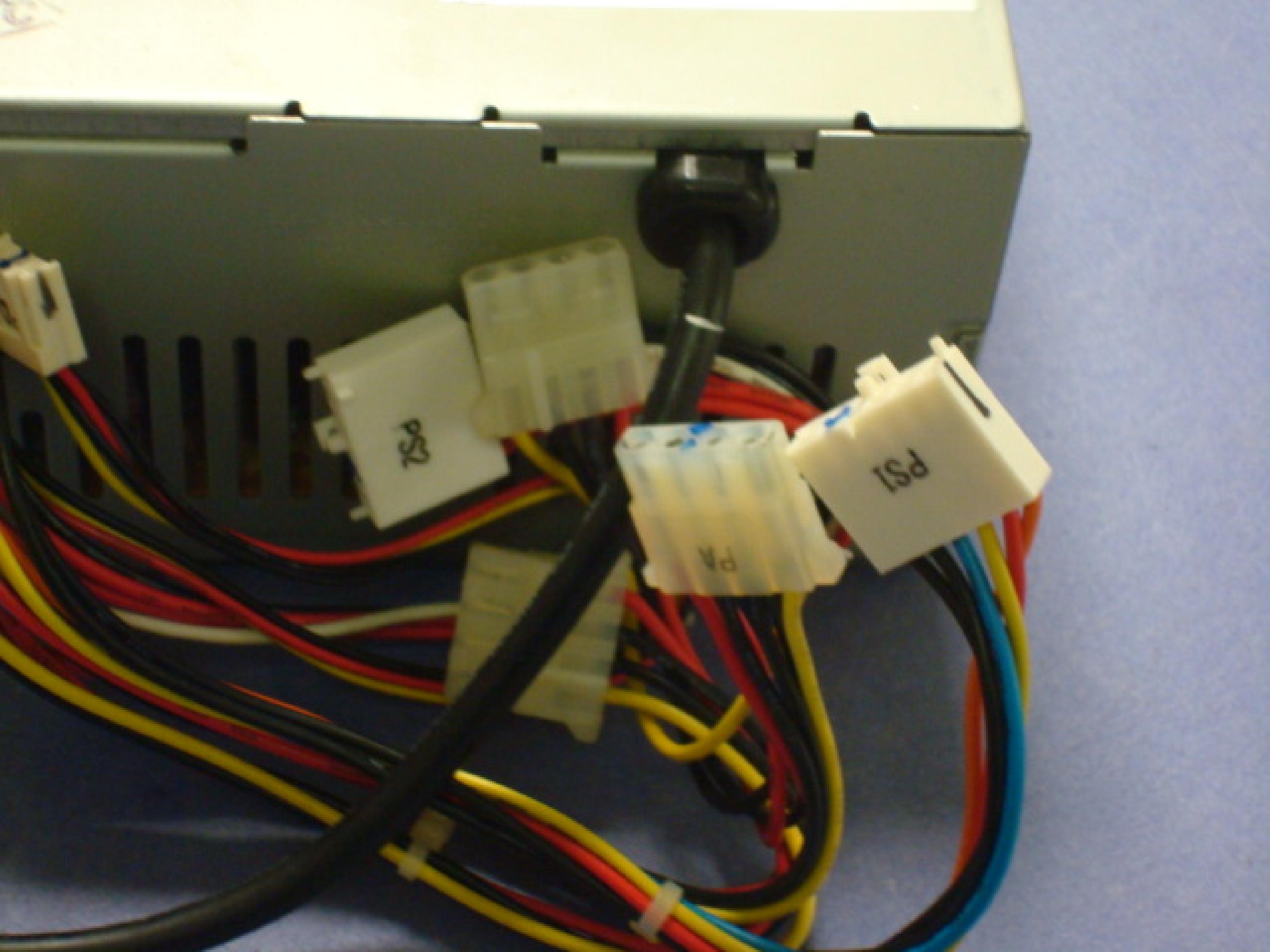 PACKARD BELL PB150CGL 150 WATT AT STYLE POWER SUPPLY EXTERNAL PLUNGER SWITCH