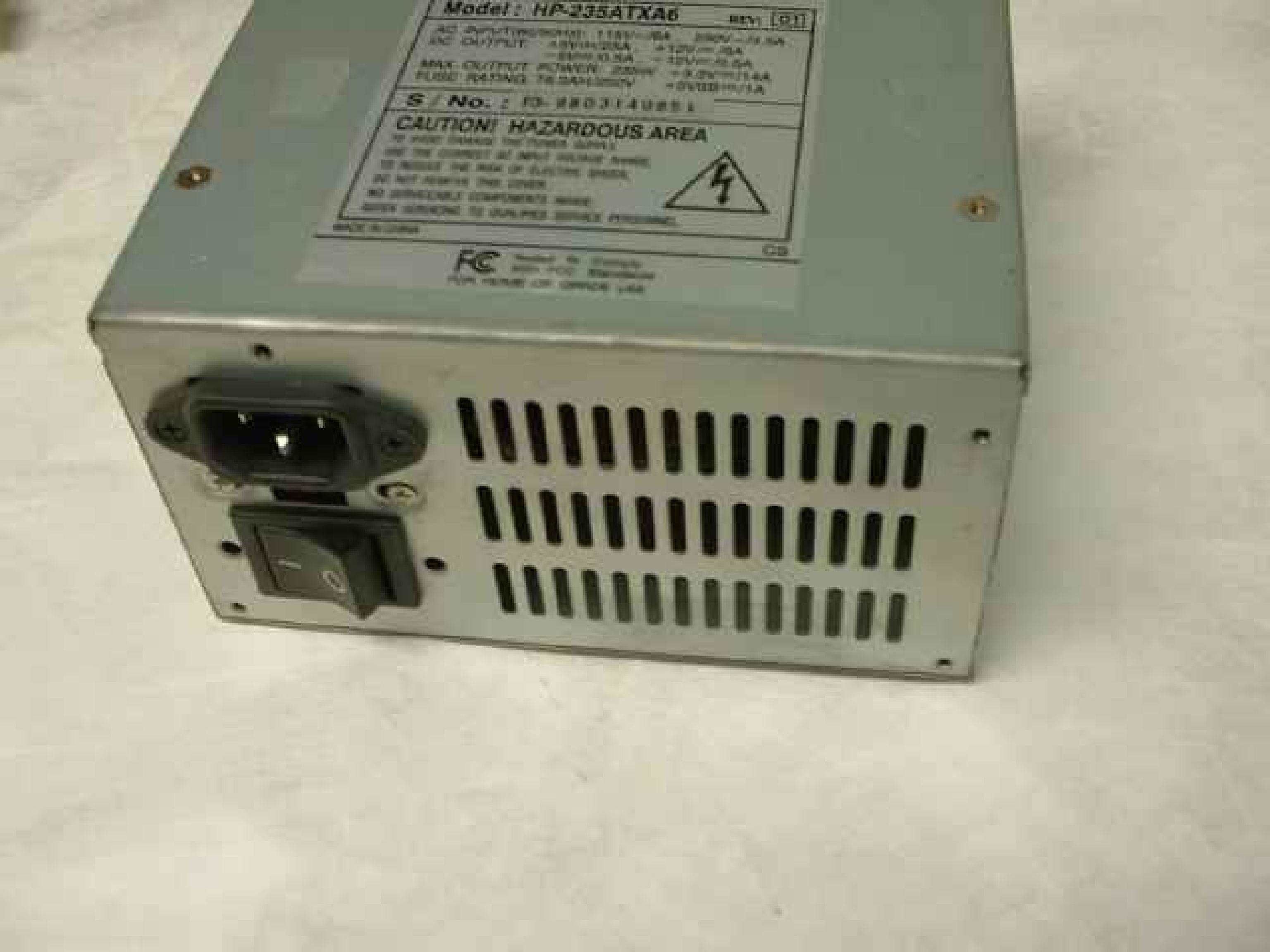 HIPRO HP-235ATXA6 235 WATT POWER SUPPLY ATX