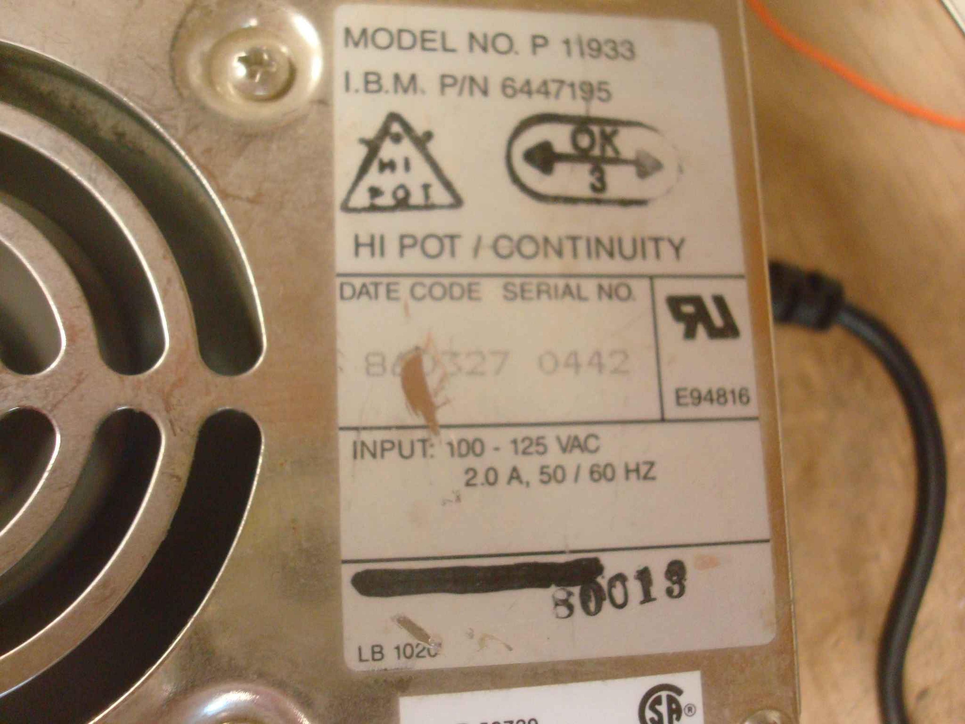 IBM 6447195 POWER SUPPLY