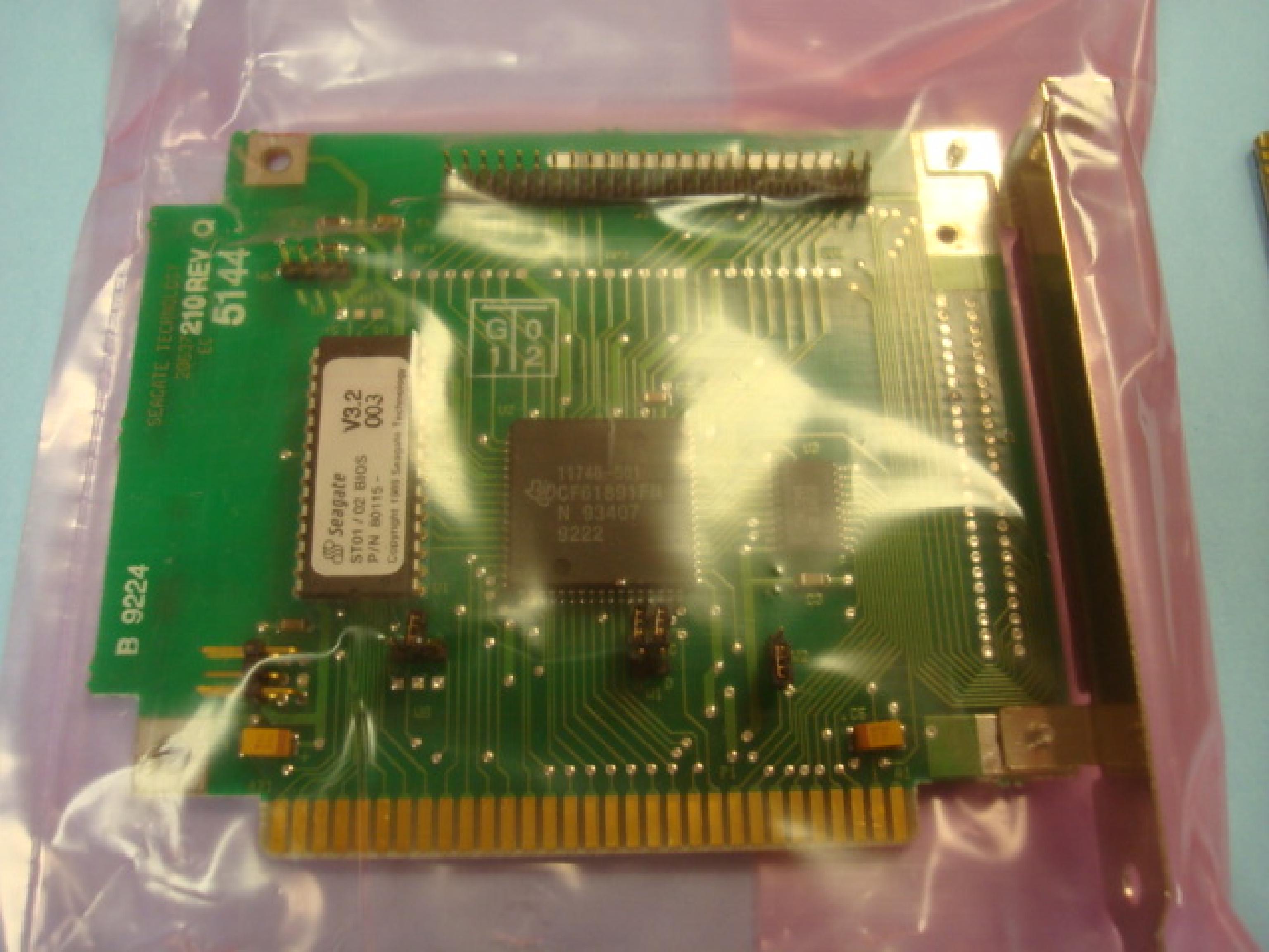 SEAGATE ST02 8BIT ISA SCSI CONTROLLER WITH FLOPPY CONTROLLER