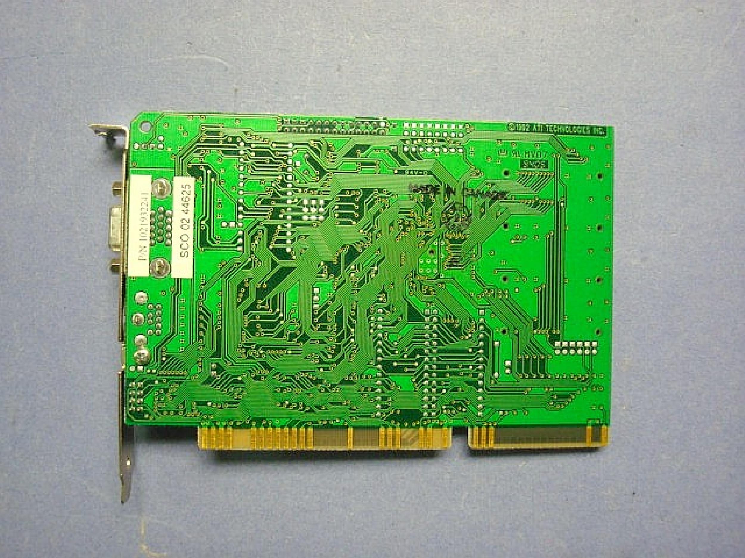 ATI 1021932241 MACH32 ISA 16 BIT 210688LX20 CF64989BPPA-J 80020 WITH BUS MOUSE PORT