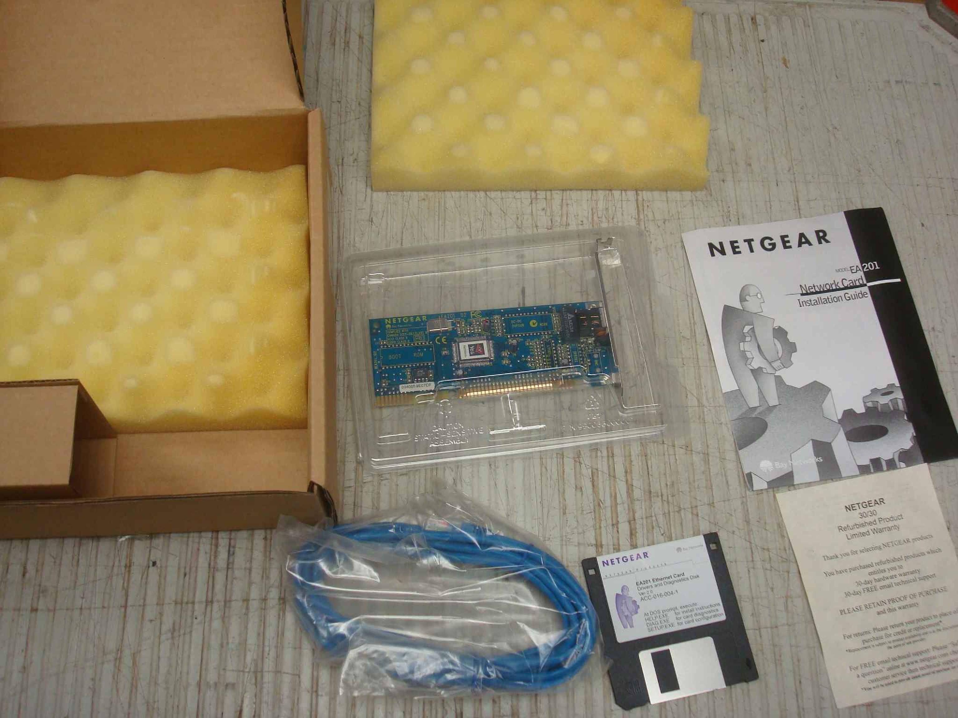 NETGEAR EA201CR ETHERNET NIC 10BASET FACTORY REFURB