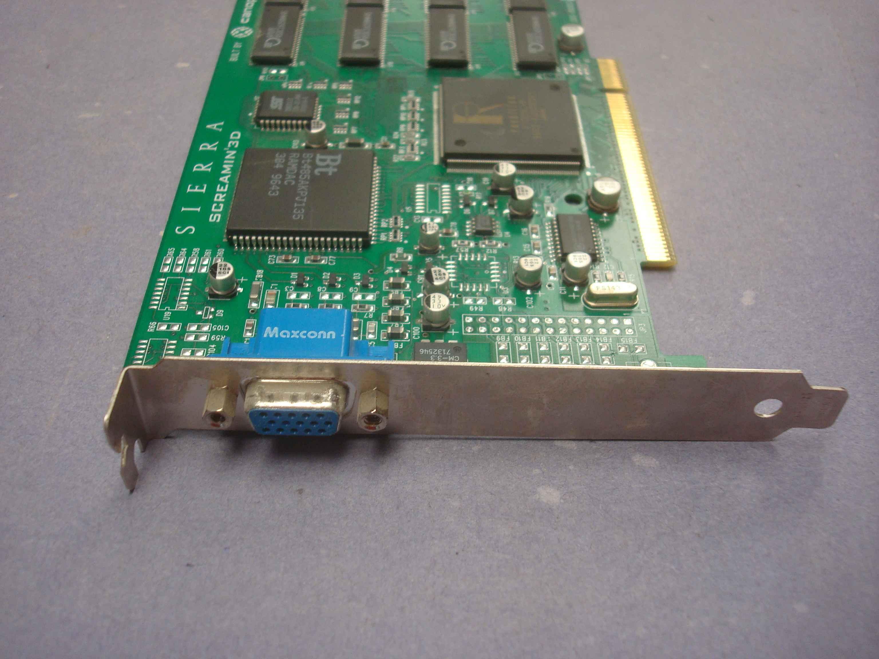 SIERRA / CANOPUS 300-00003-001A0 SCREAMIN'3D PCI VIDEO CARD