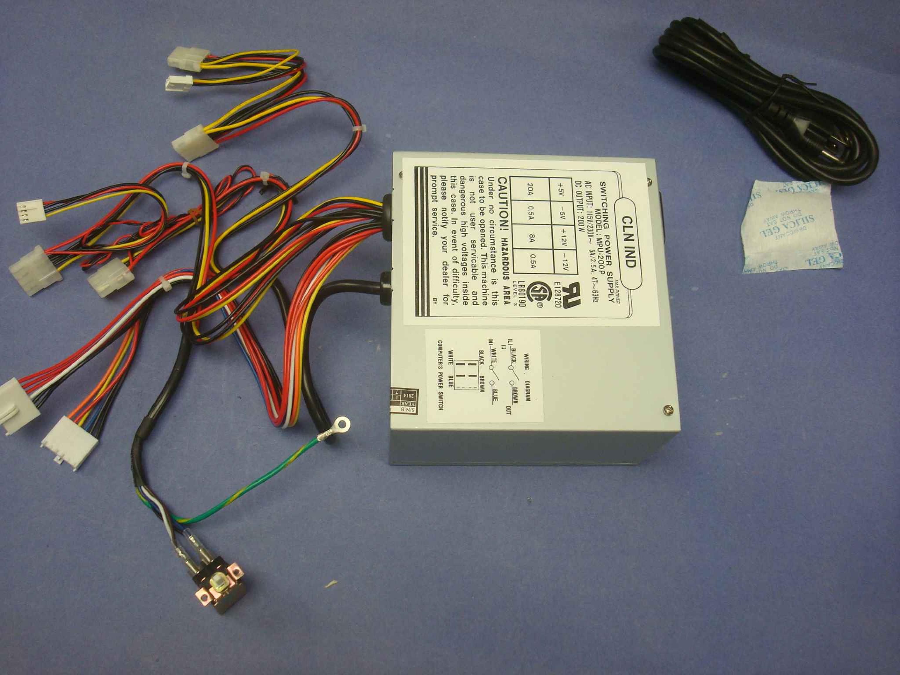 IPX INFOMATIC MPU-200P CLONE 200 WATT AT STYLE POWER SUPPLY