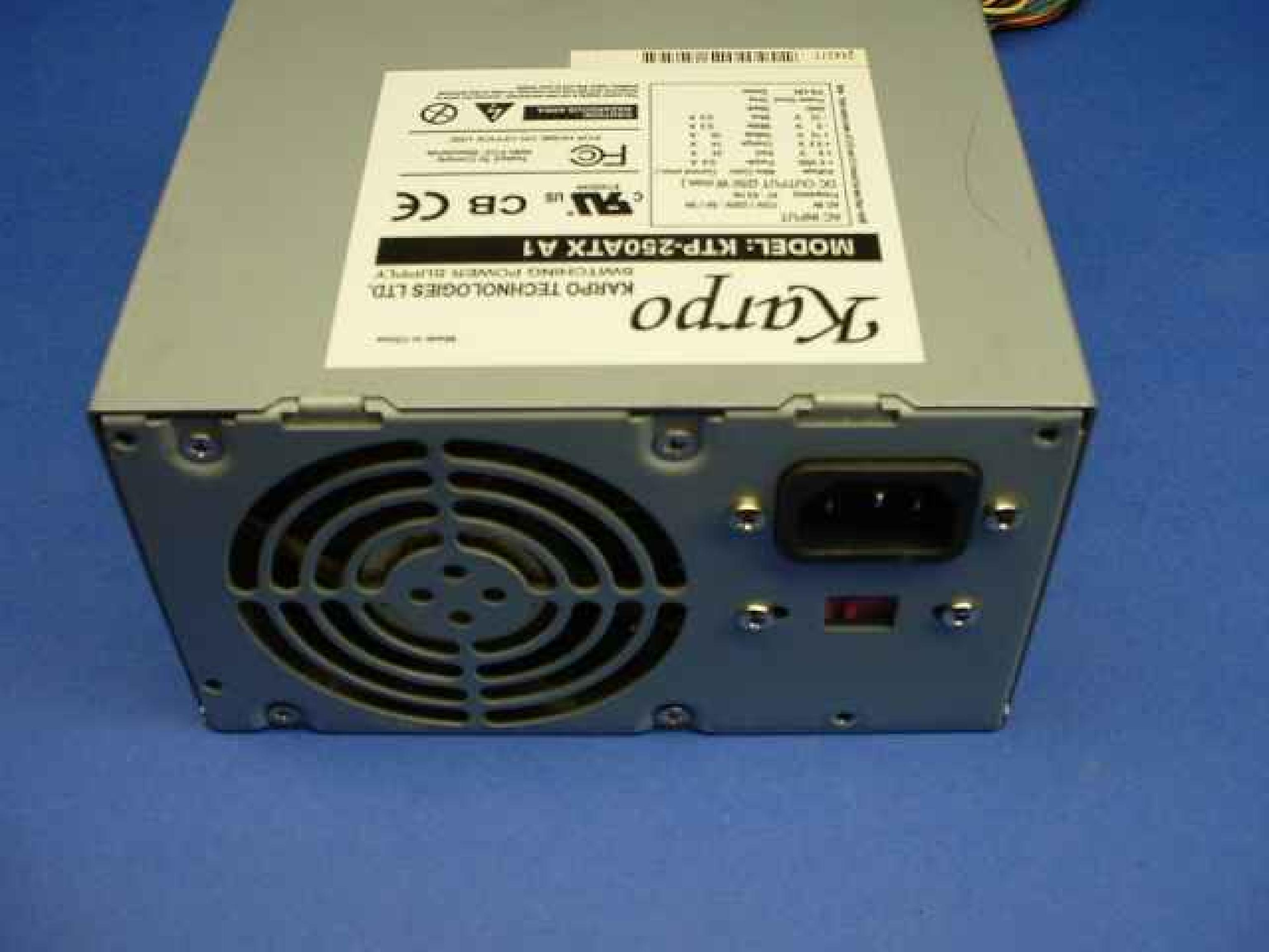 KARPO KTP-250ATXA1 250WATT ATX POWER SUPPLY