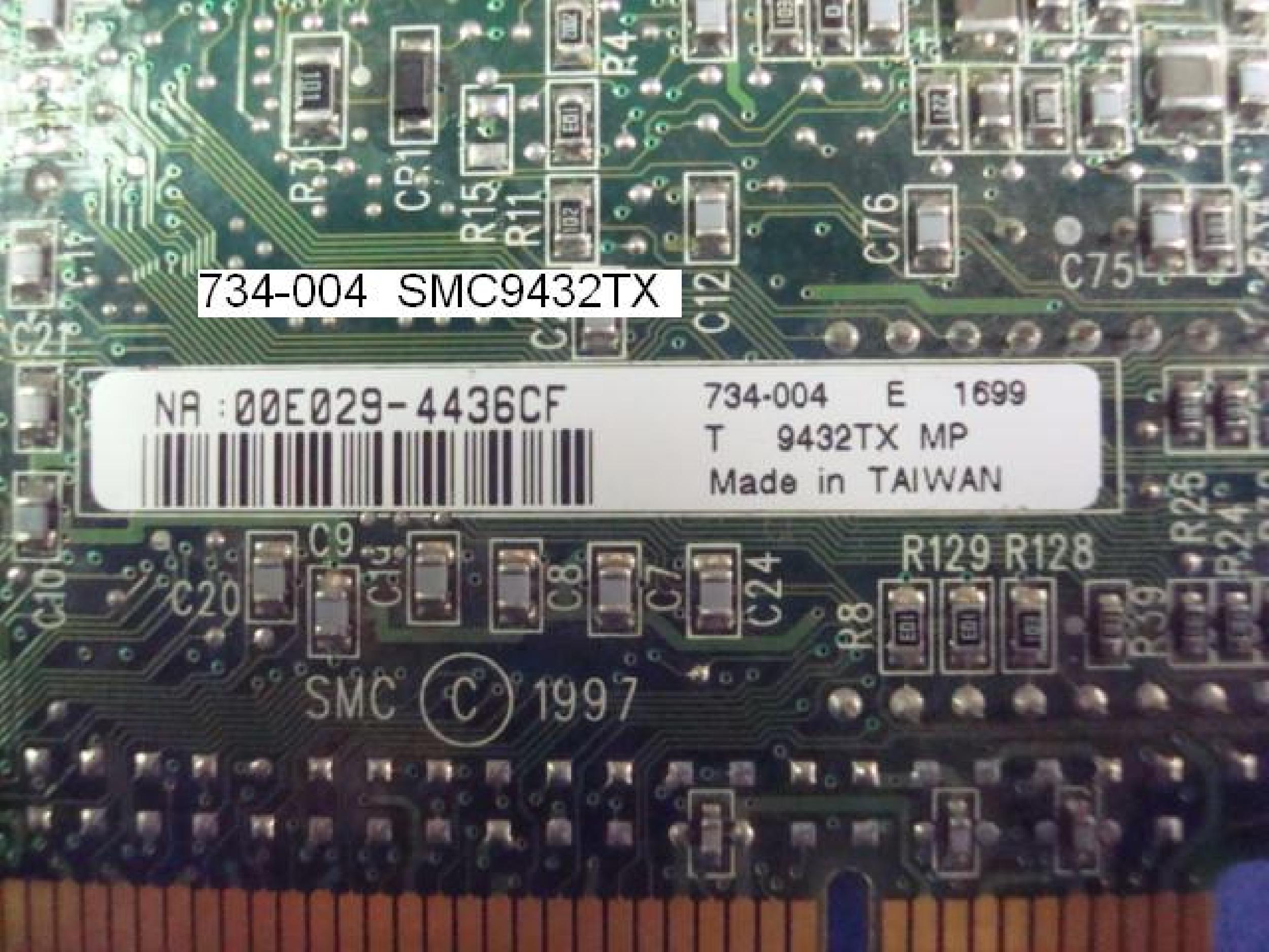 SMC / STANDARD MICROSYSTEMS CORPORATION 9432TX 10/100 ETHERNET ETHERPOWER II