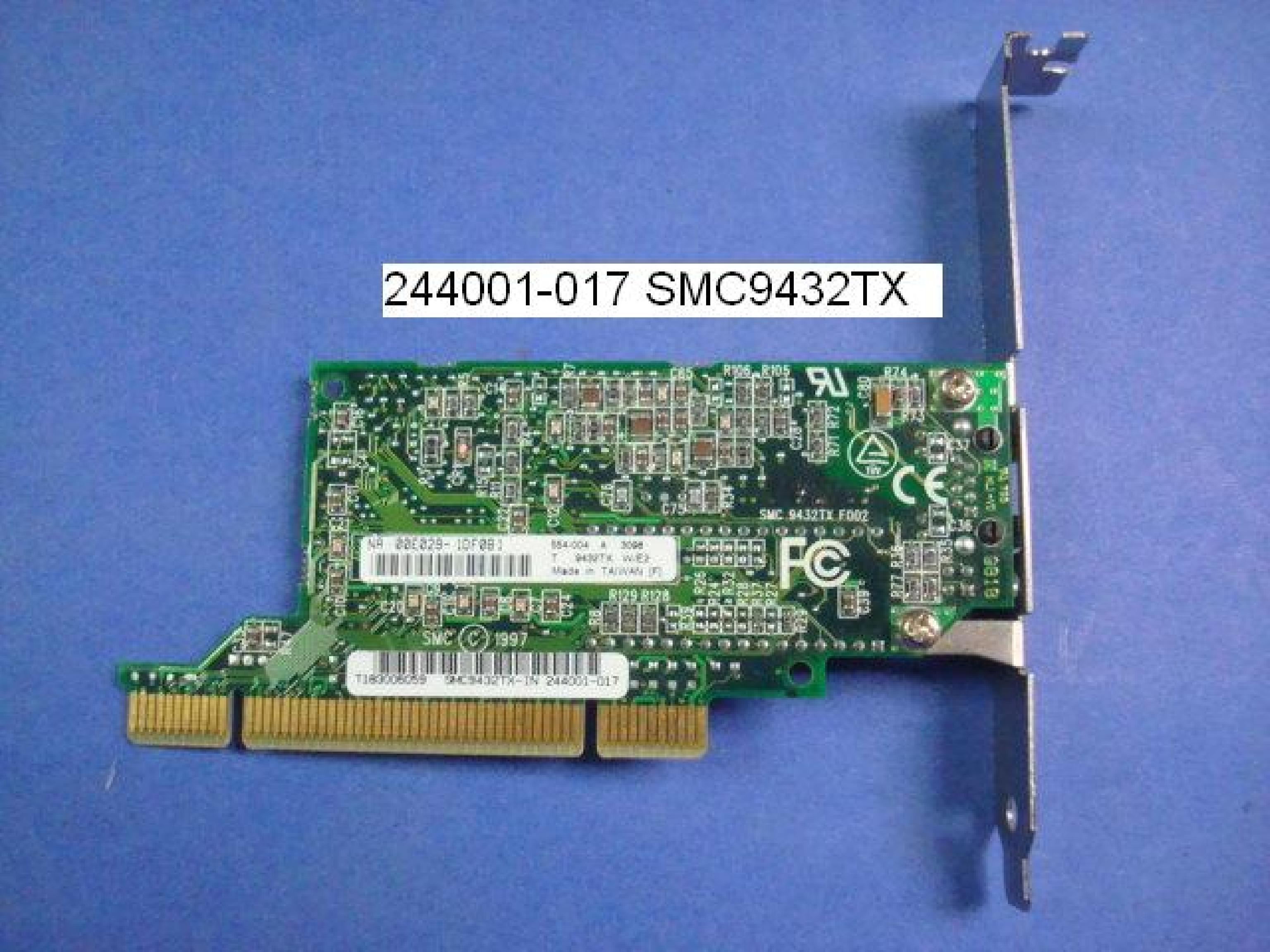 SMC / STANDARD MICROSYSTEMS CORPORATION 244003-117 PCI ETHERNET CARD 10/100 83C171A2QF