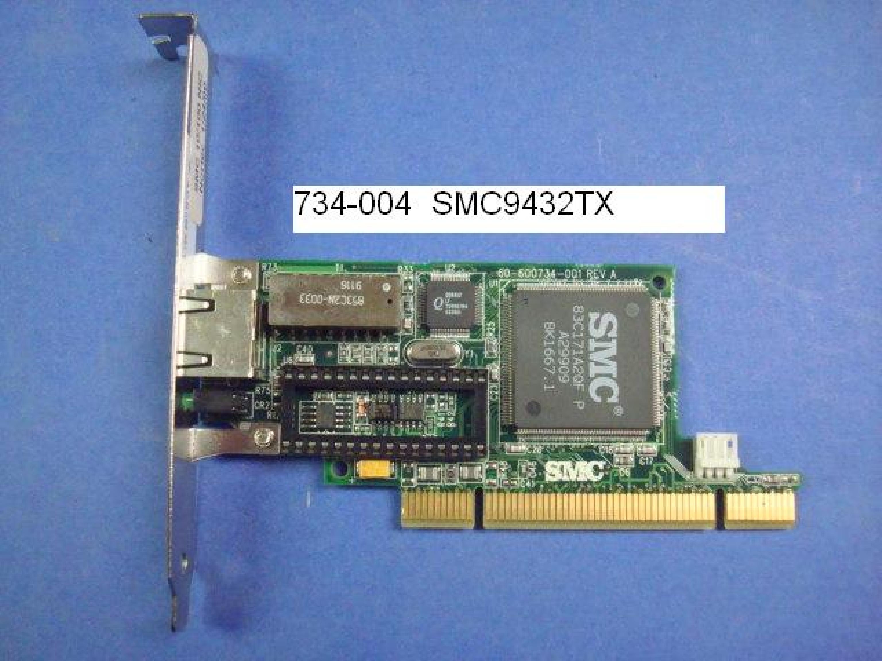 SMC / STANDARD MICROSYSTEMS CORPORATION 244003-117 PCI ETHERNET CARD 10/100 83C171A2QF