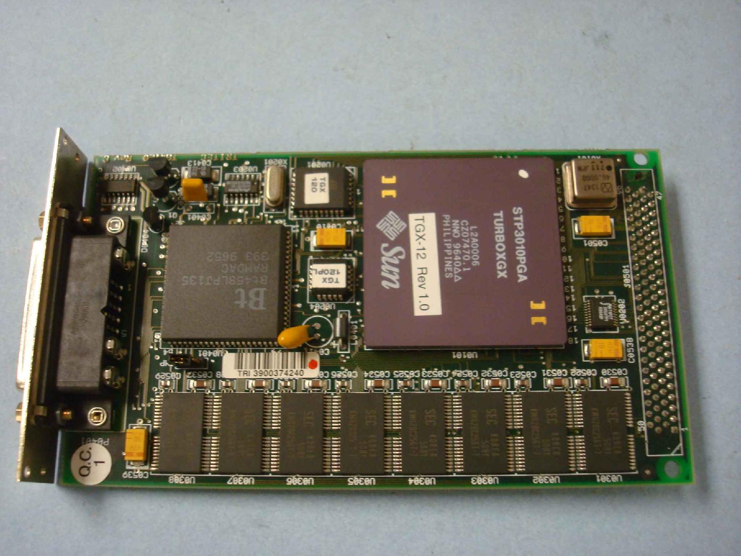 SUN MICROSYSTEMS STP3010PGA VIDEO CARD PULLED FROM SPARC 5 MODEL 544