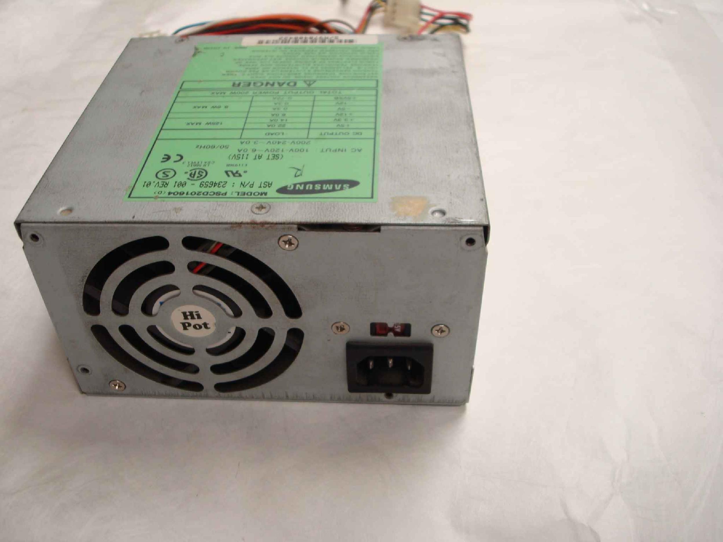 SAMSUNG PSCD201604 ATX POWER SUPPLY