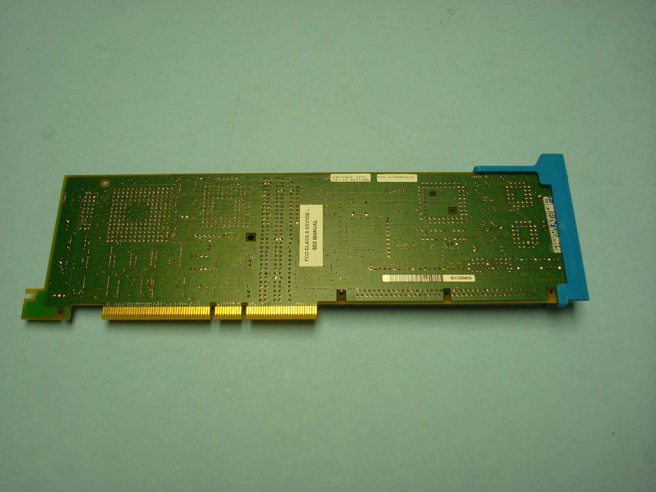 IBM 64F2186 2MB PORTMASTER ADAPTER/A MICROCHANNEL ARTIC CARD WITHOUT BACKPLANE SIMM MODULE 512KX36