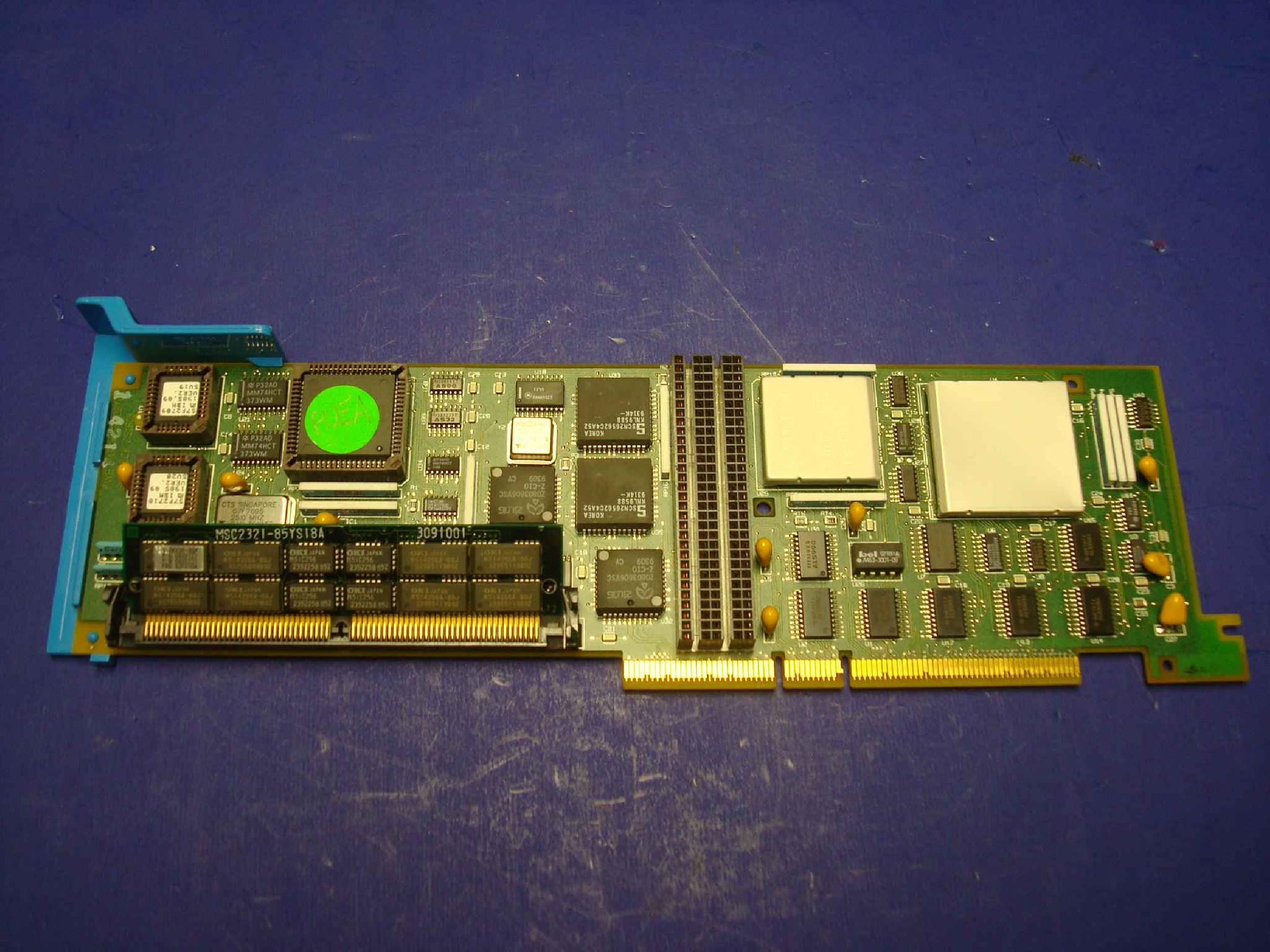 IBM 64F2186 2MB PORTMASTER ADAPTER/A MICROCHANNEL ARTIC CARD WITHOUT BACKPLANE SIMM MODULE 512KX36