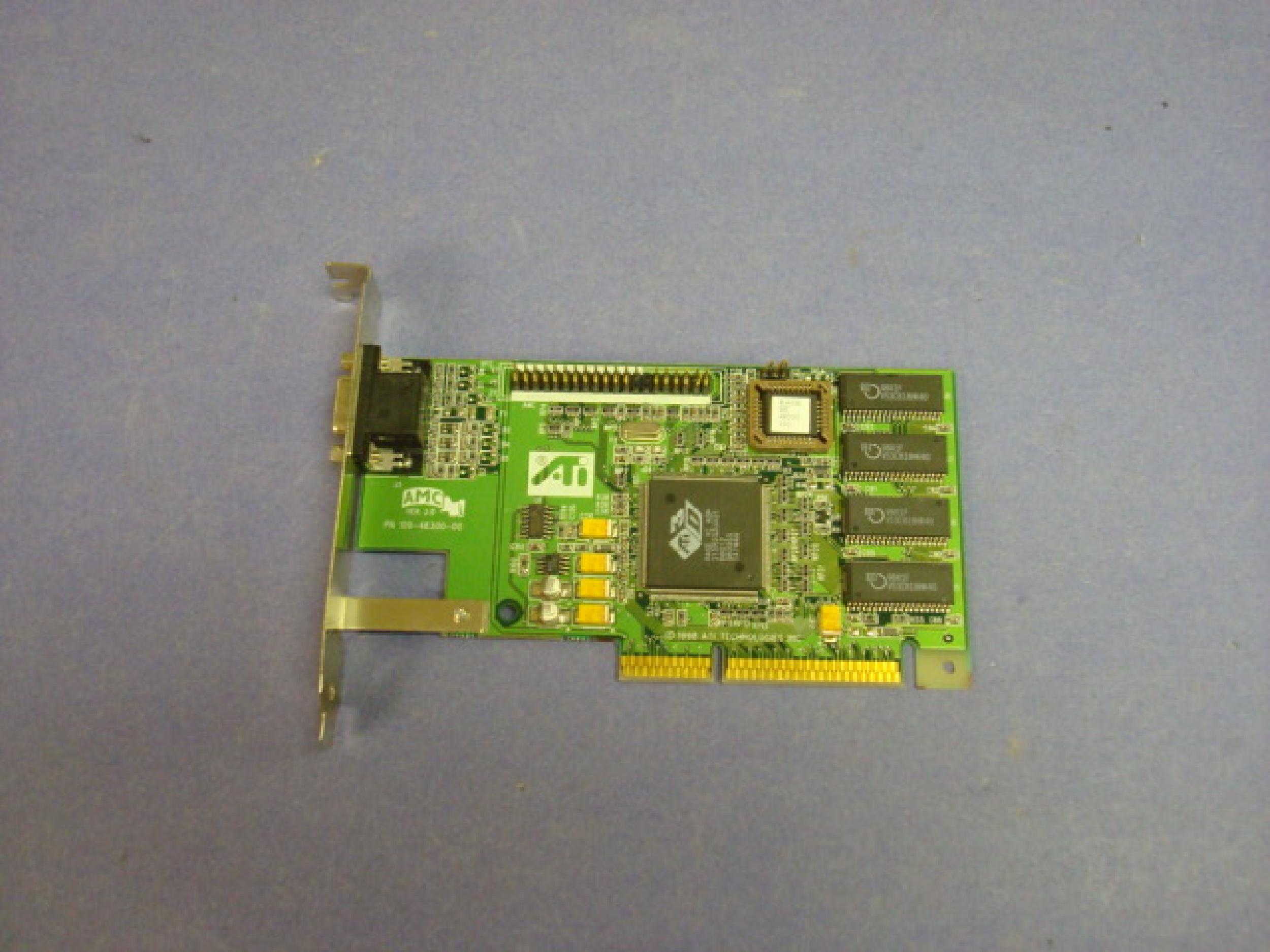 ATI 109-48300-00 2MB AGP VIDEO CARD WITH VGA OUTPUT PORT HP