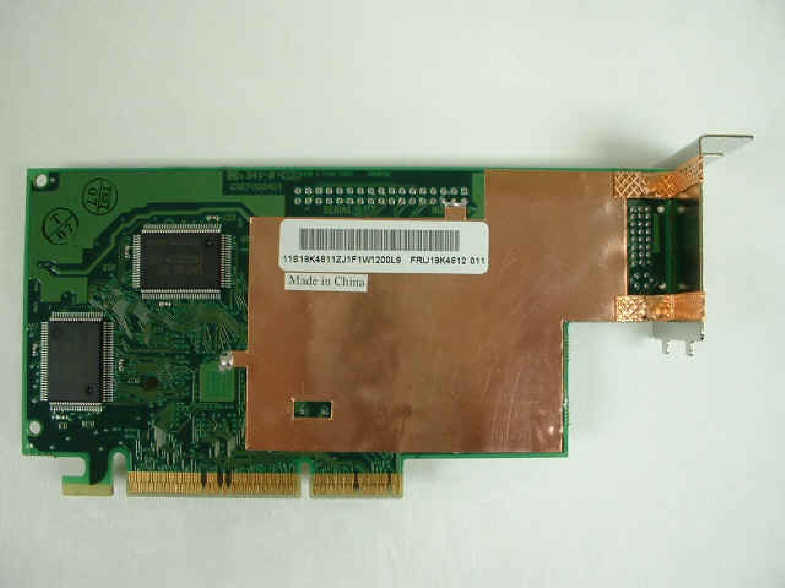 IBM 19K4811 SR9 4X AGP GRAPHICS CARD 16MB SAVAGE 4 EXTREME - DIGITAL ADAPTER ACCESSIBLE