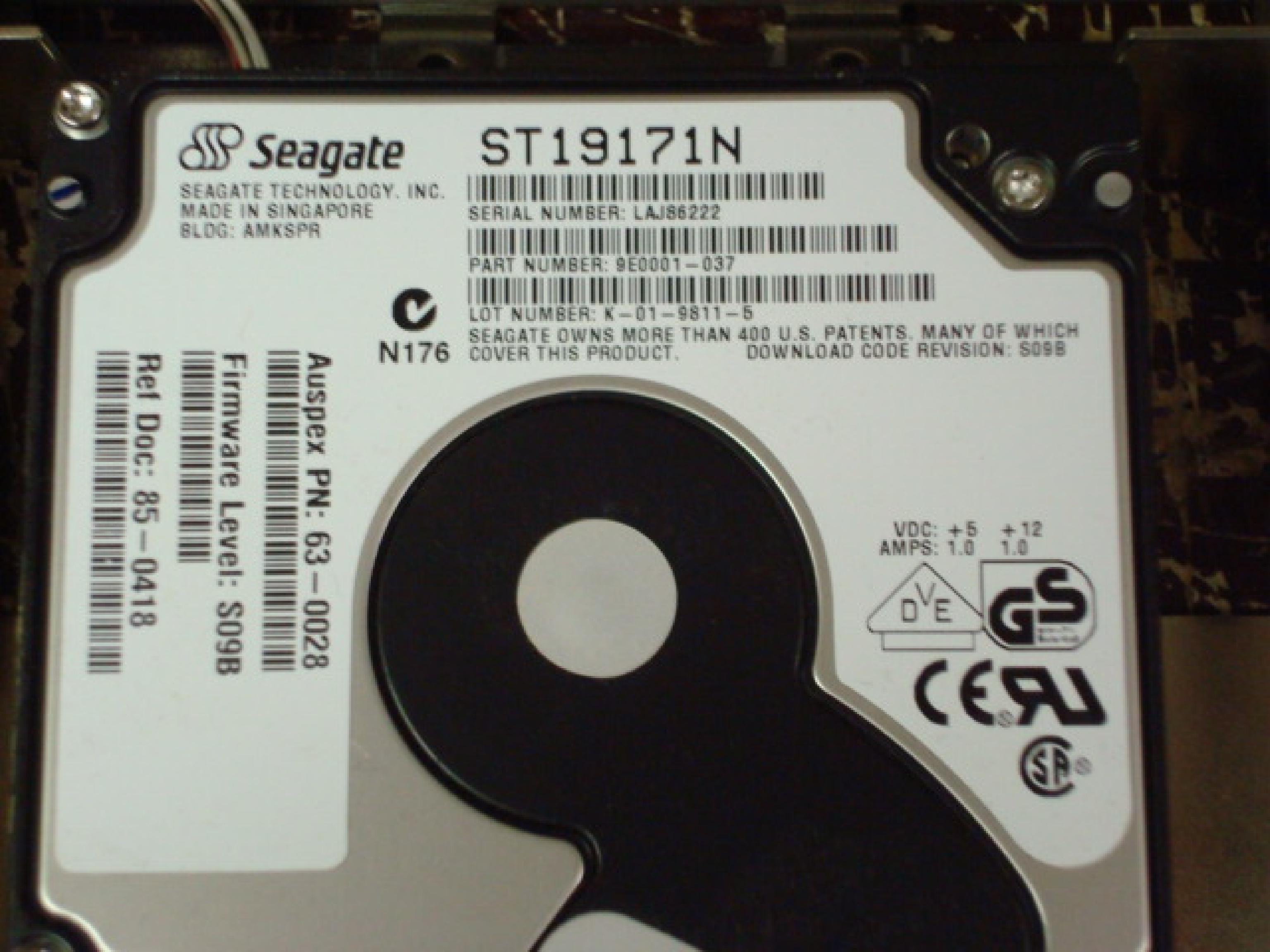 SEAGATE ST19171N 9.1GB NARROW SCSI 50 PIN