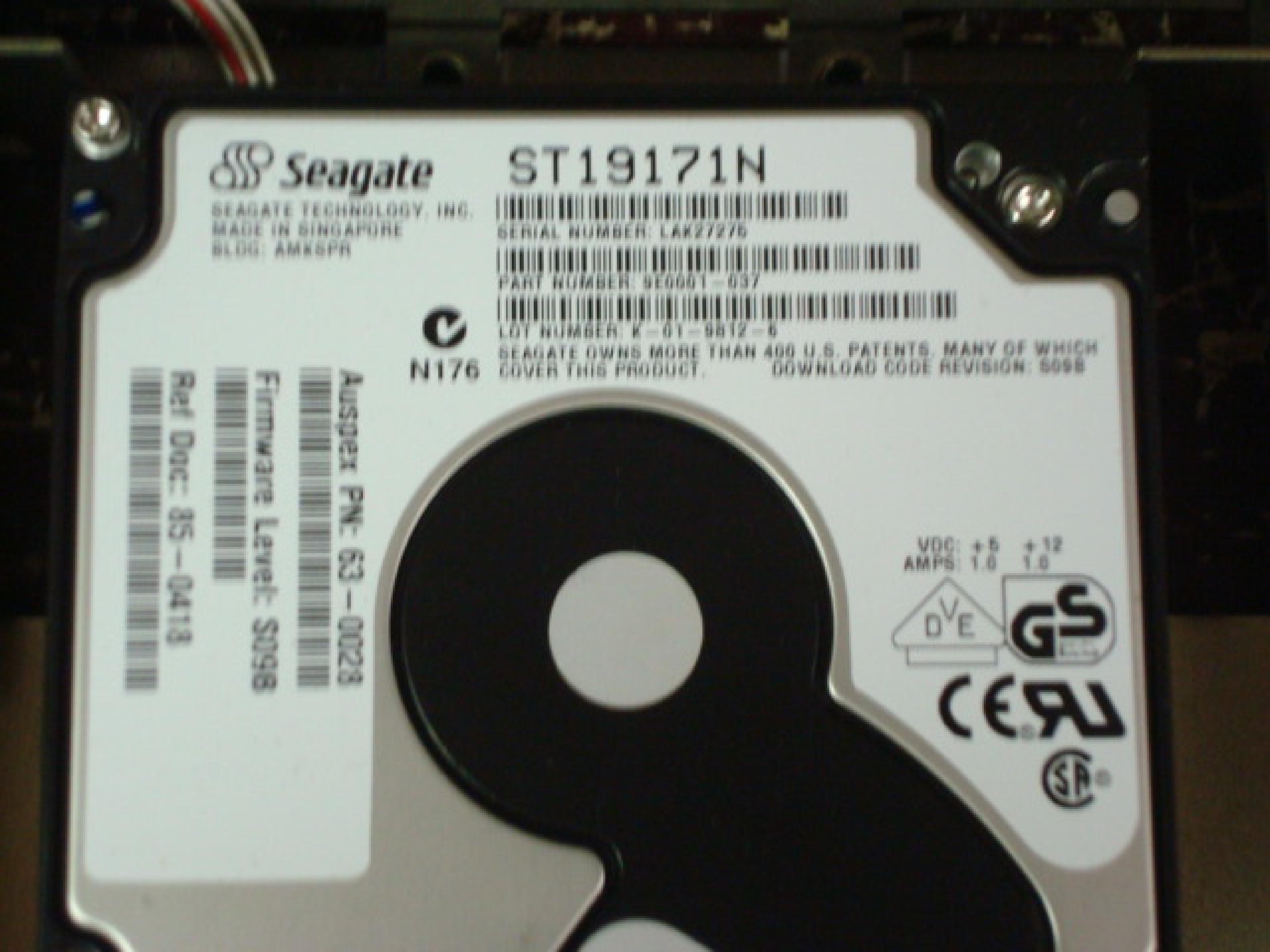 SEAGATE ST19171N 9.1GB NARROW SCSI 50 PIN