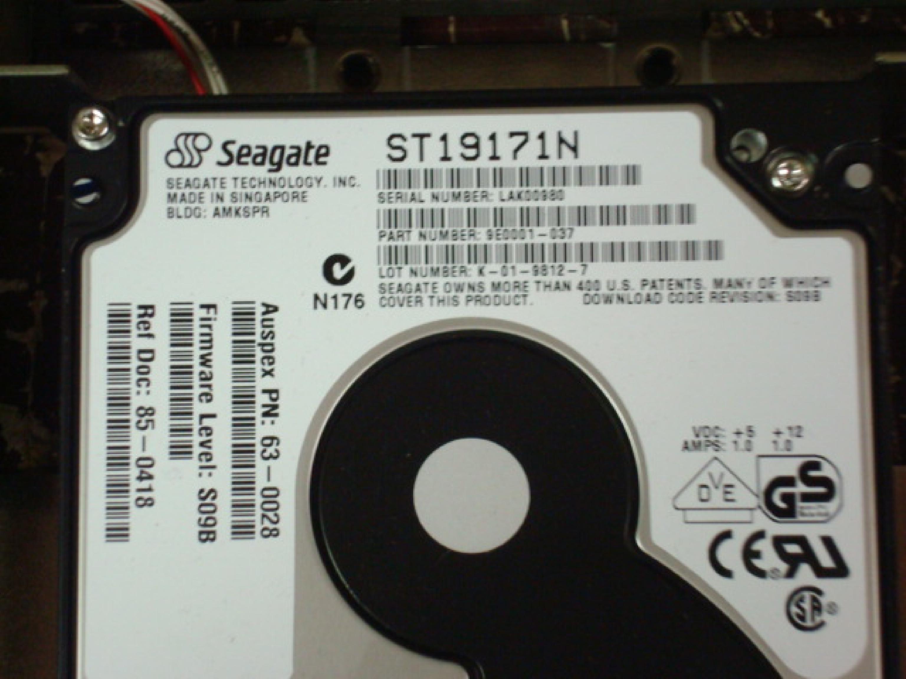 SEAGATE ST19171N 9.1GB NARROW SCSI 50 PIN