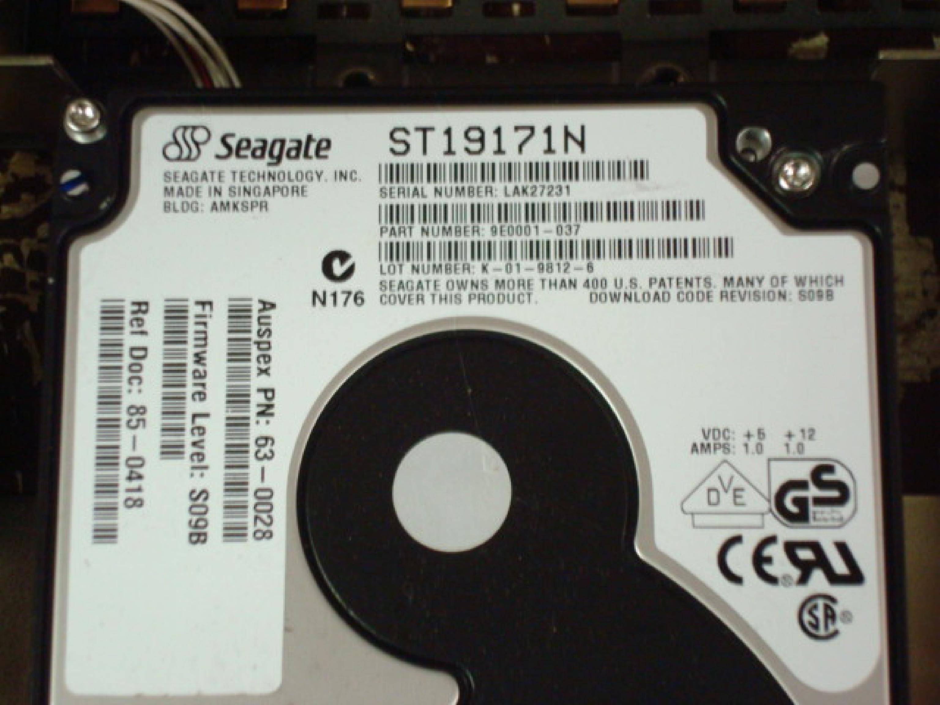 SEAGATE ST19171N 9.1GB NARROW SCSI 50 PIN