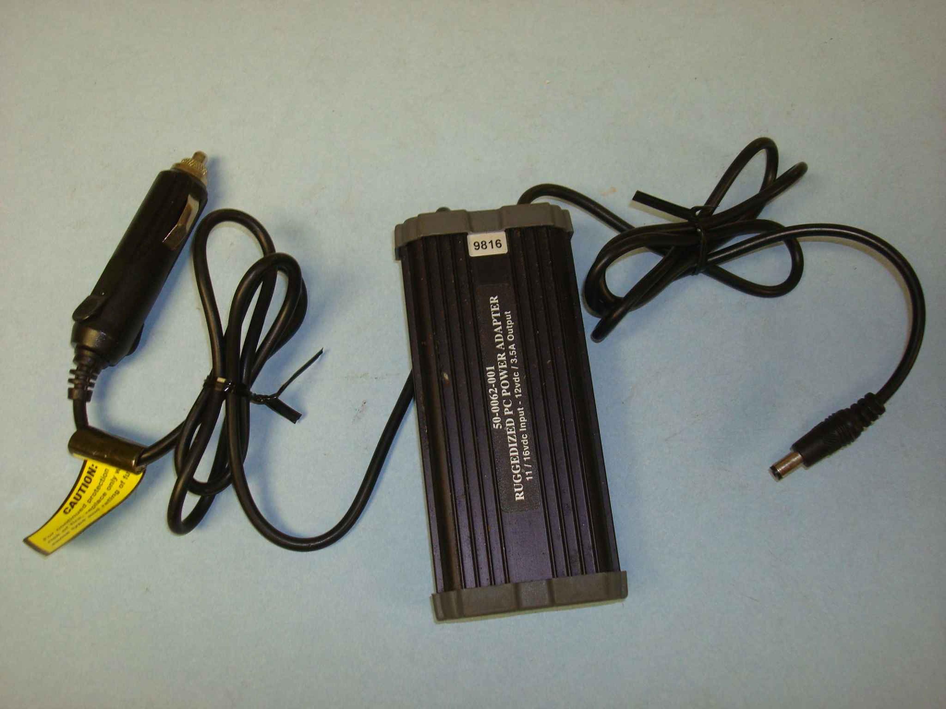 ITRONIX 50-0062-001 RUGGEDIZED PC POWER ADAPTER