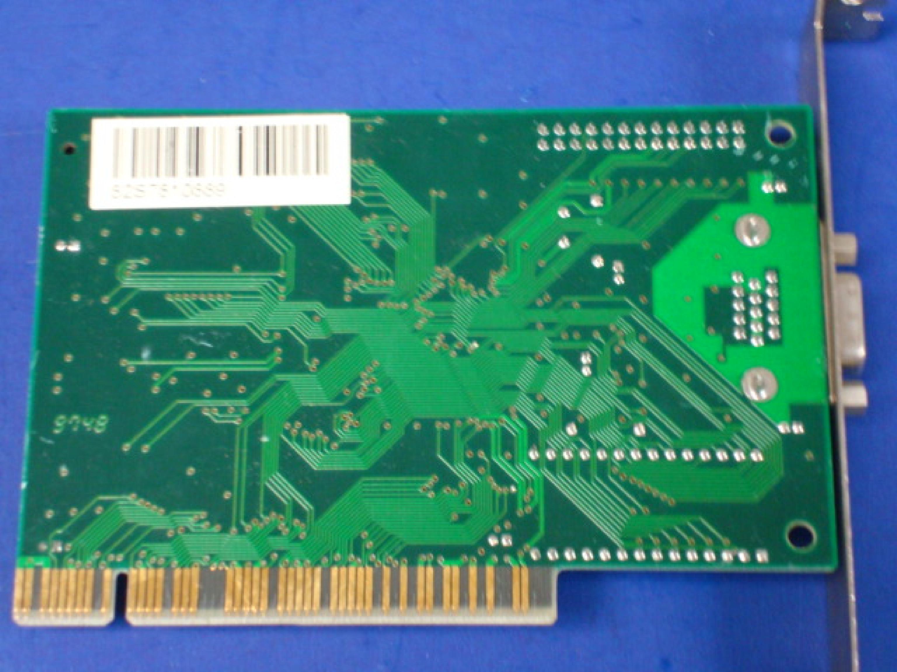 TRIDENT MICROSYSTEMS TGUI9680-1 PCI VIDEO CARD TGUI9680-1 VENUS T9680 CHIP