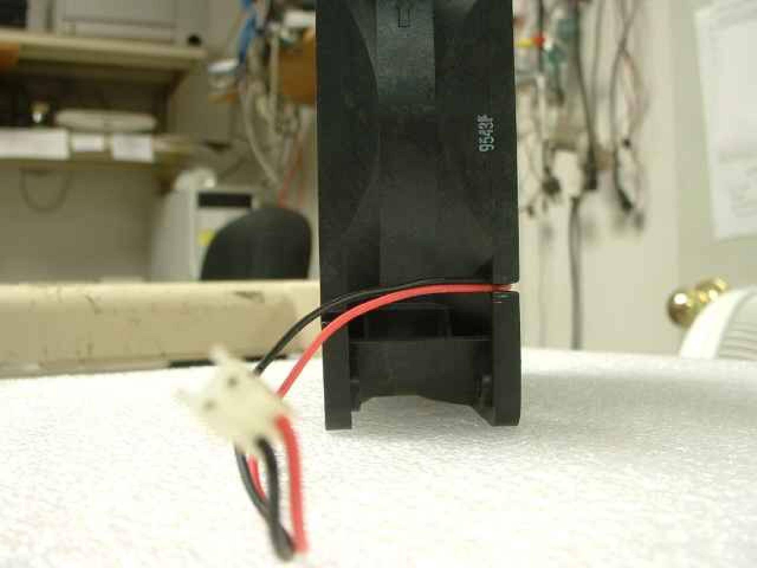 DELTA ELECTRONICS WFB1212ME FAN 4 3/4 INCH BY 1.5 INCH 12 V DC, 120MM BY 38MM, 2 WIRE 5 INCH CABLE WITH CONNECTOR