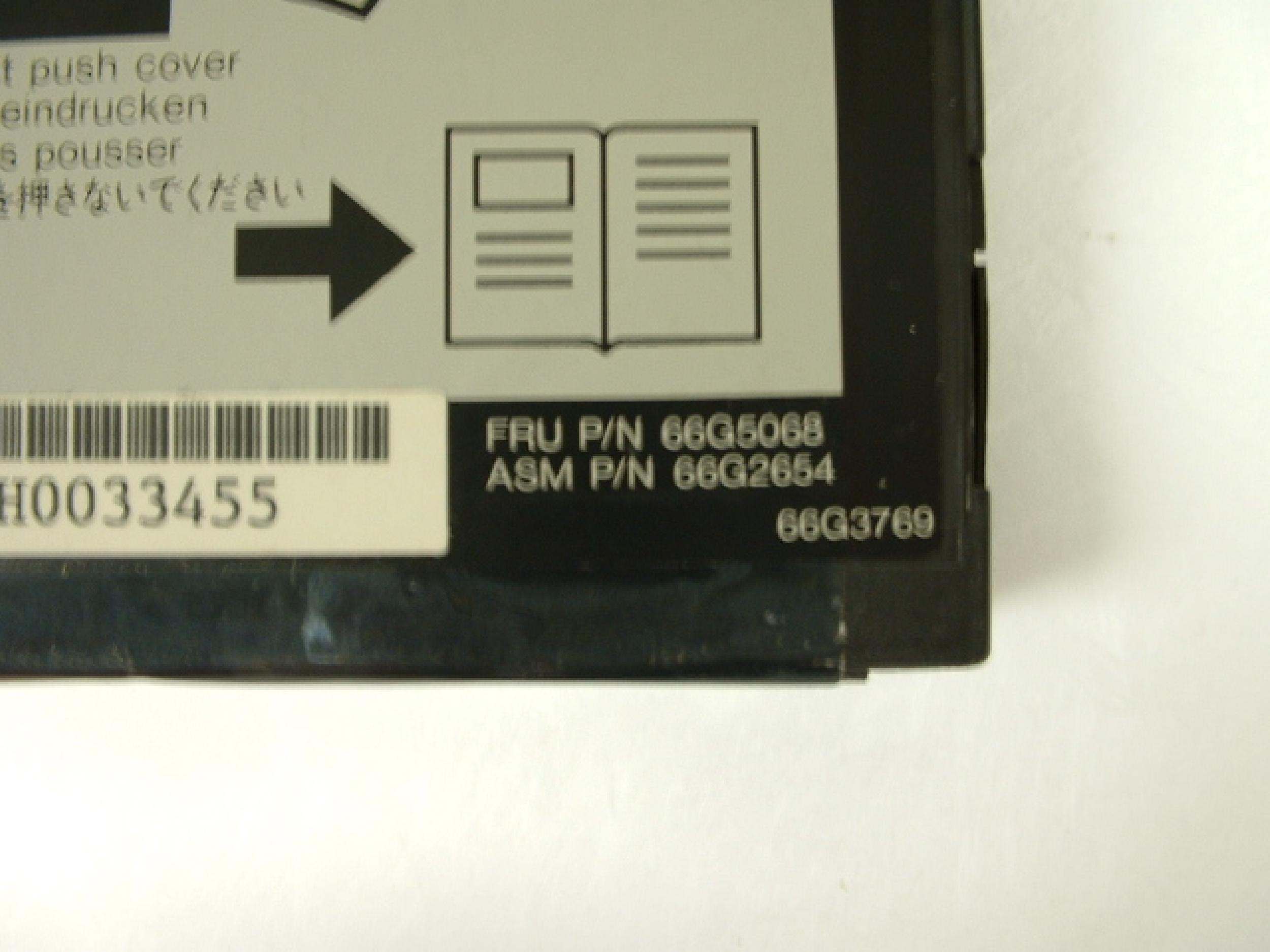 IBM 66G2654 340MB 2.5 INCH IDE HARD DRIVE FOR TP 360/750/C/CS/755