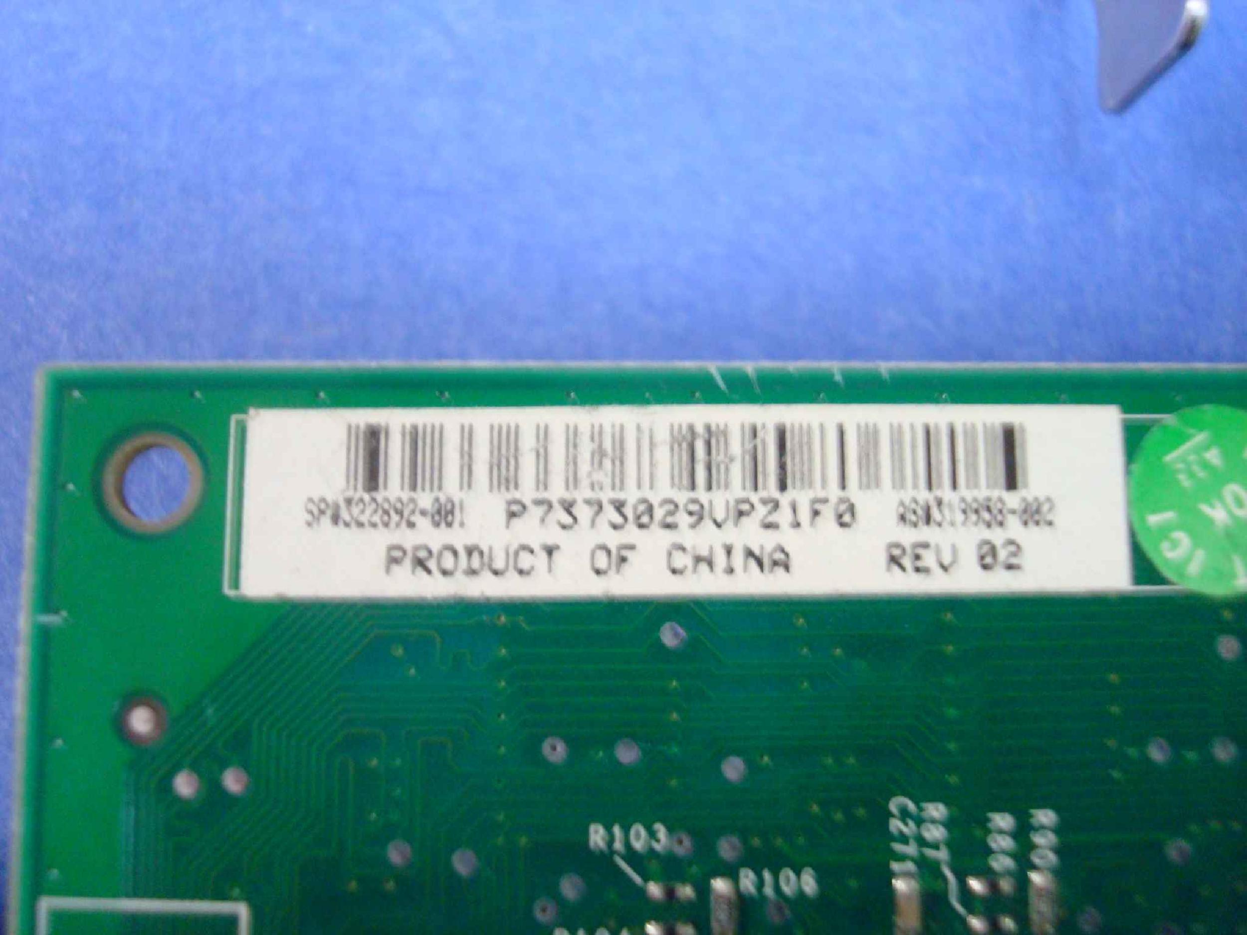 COMPAQ / HEWLETT PACKARD / HP 319958-002 PCI VIDEO CARD WITH DVI, SVIDEO, VGA