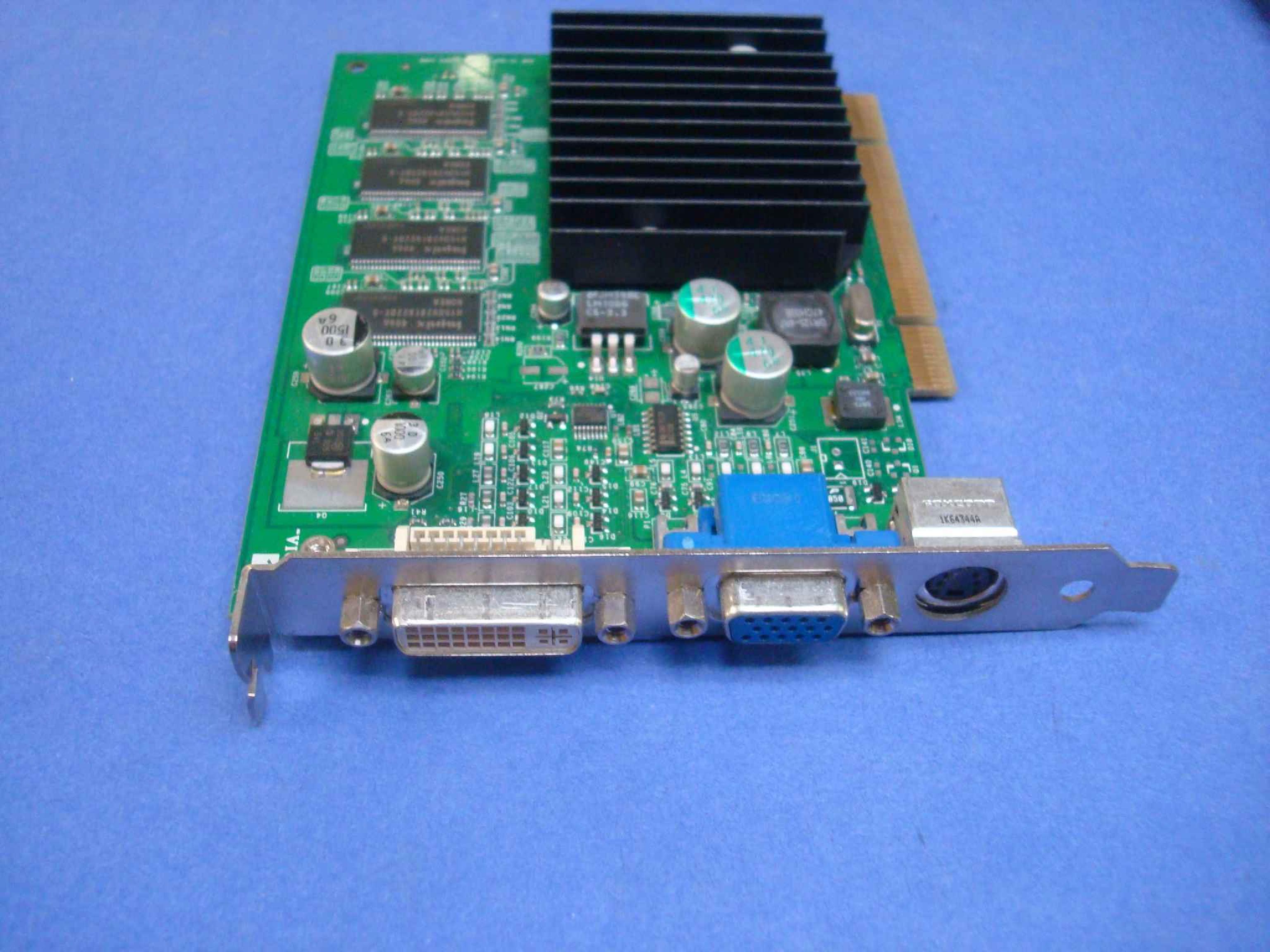 NVIDIA 180-0014-000-A PCI VIDEO CARD WITH DVI, SVIDEO, VGA