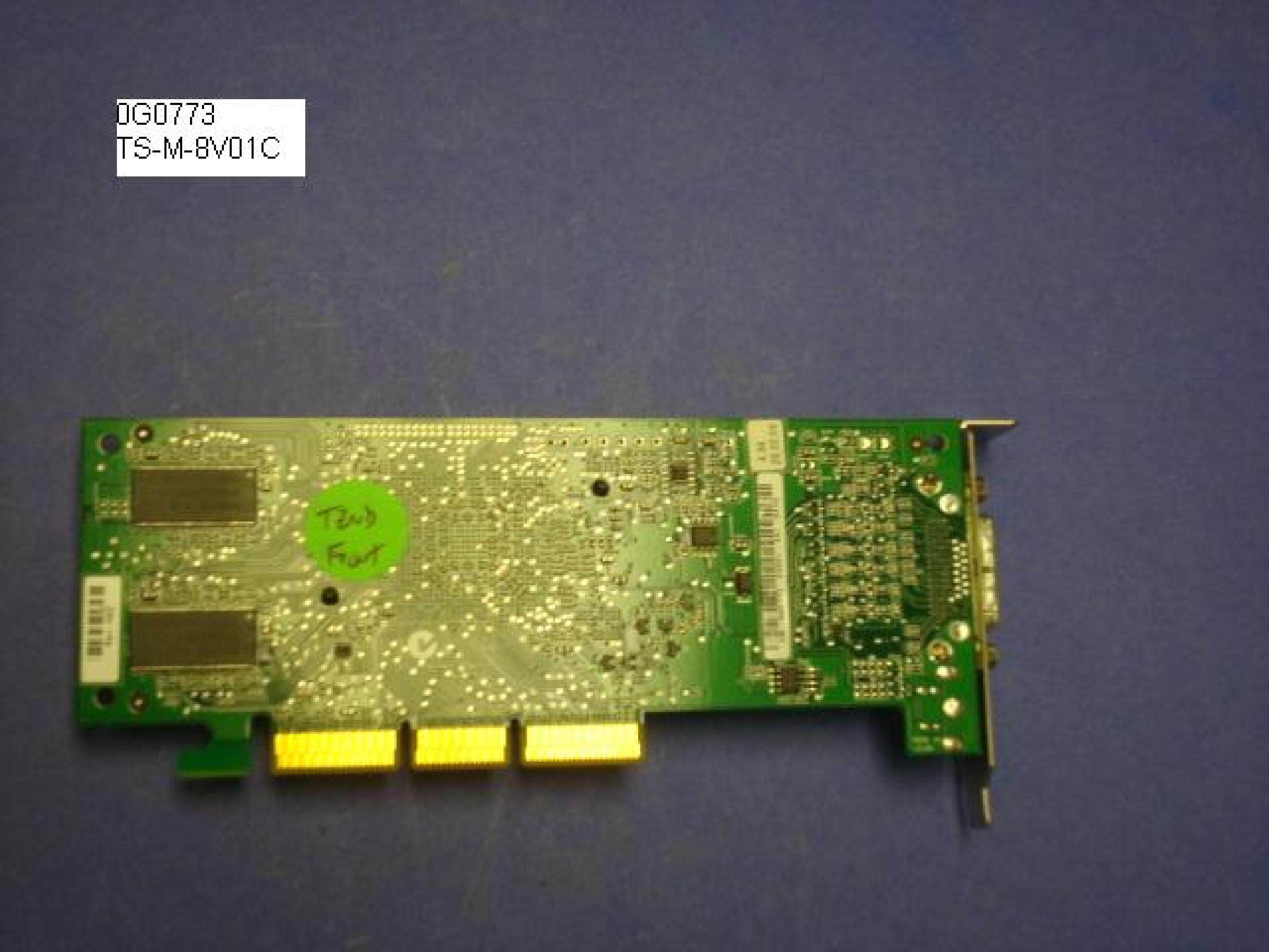 NVIDIA / GATEWAY 2000 N11071 128MB AGP VIDEO CARD DVI 64MB WITH S-VIDEO AND PORTS DMS59 FULL PLATE 32MB QUADRO2MXR G14623.01 QUADRO 2 MXR VGA CONNECTOR GFORCE2MX 200