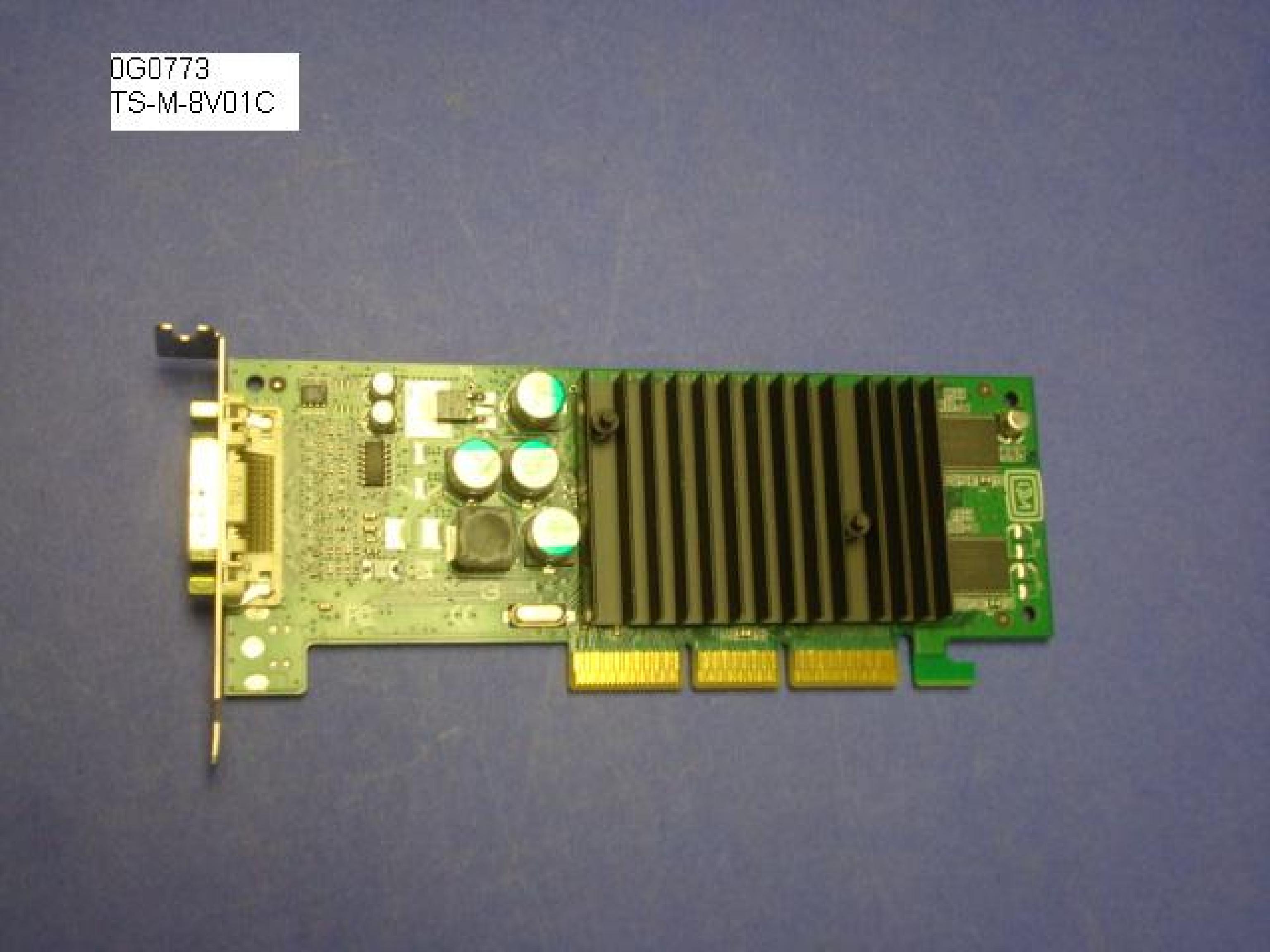 NVIDIA / GATEWAY 2000 N11071 128MB AGP VIDEO CARD DVI 64MB WITH S-VIDEO AND PORTS DMS59 FULL PLATE 32MB QUADRO2MXR G14623.01 QUADRO 2 MXR VGA CONNECTOR GFORCE2MX 200