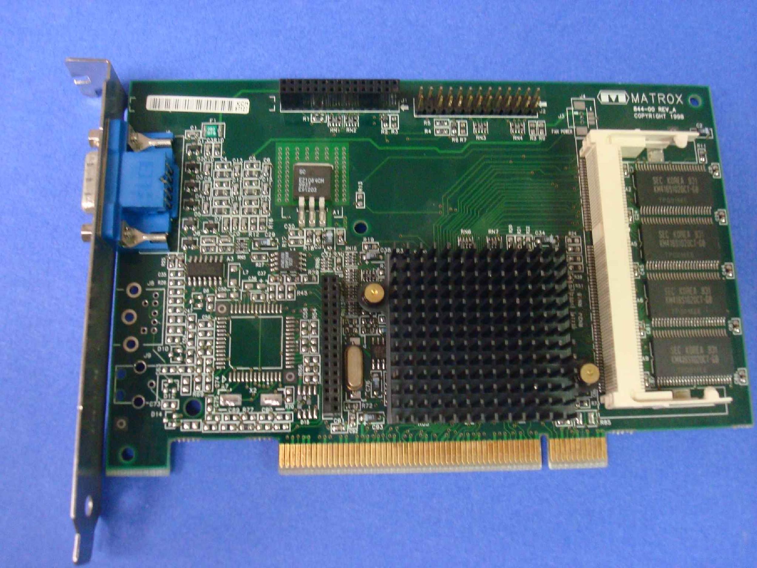 MATROX G2+MILP/8D/CPQ 8MB PCI VIDEO CARD WITH VGA OUTPUT