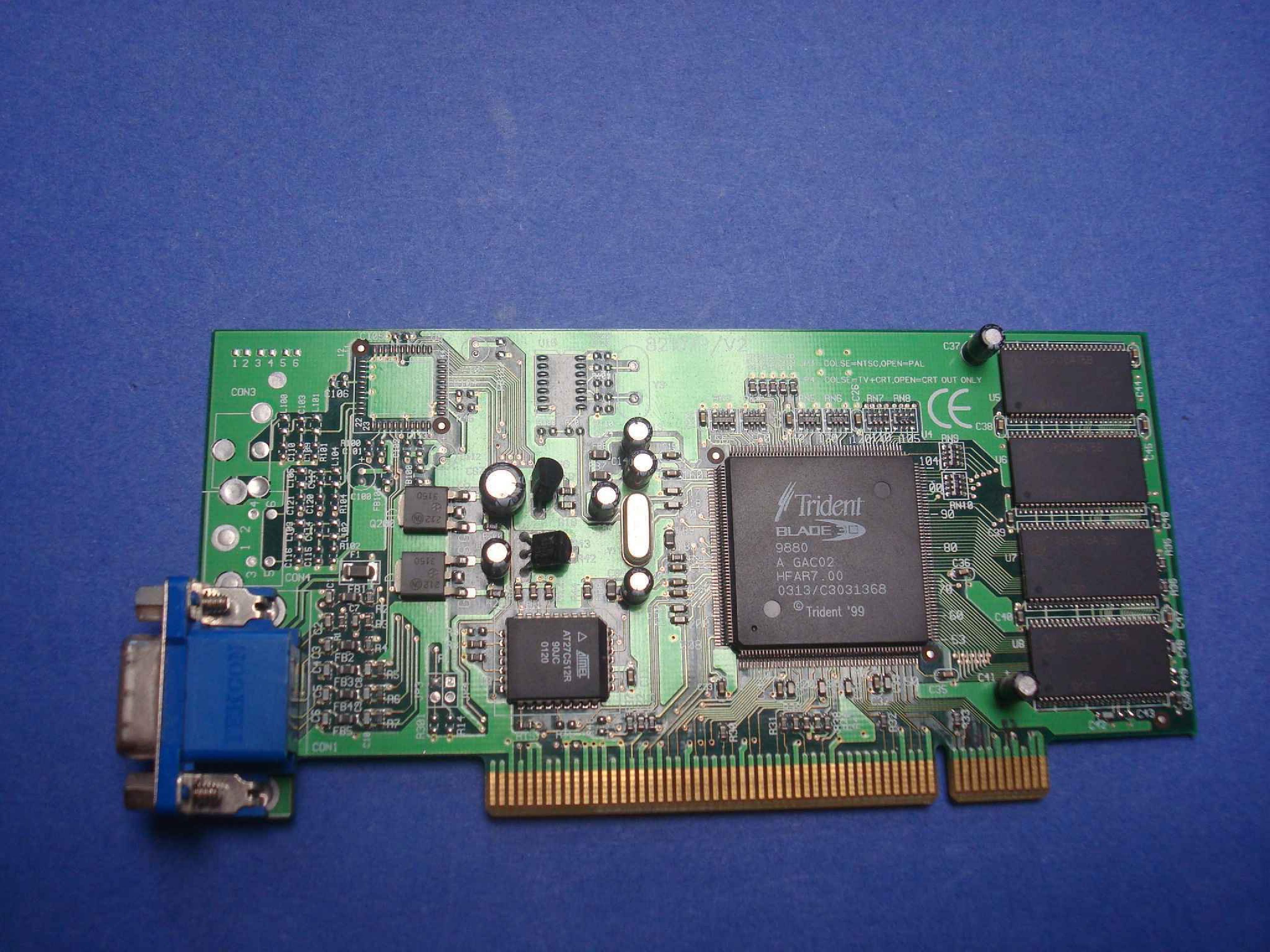 JATON 82107P/V2 8MB PCI VIDEO CARD WITH VGA OUTPUT