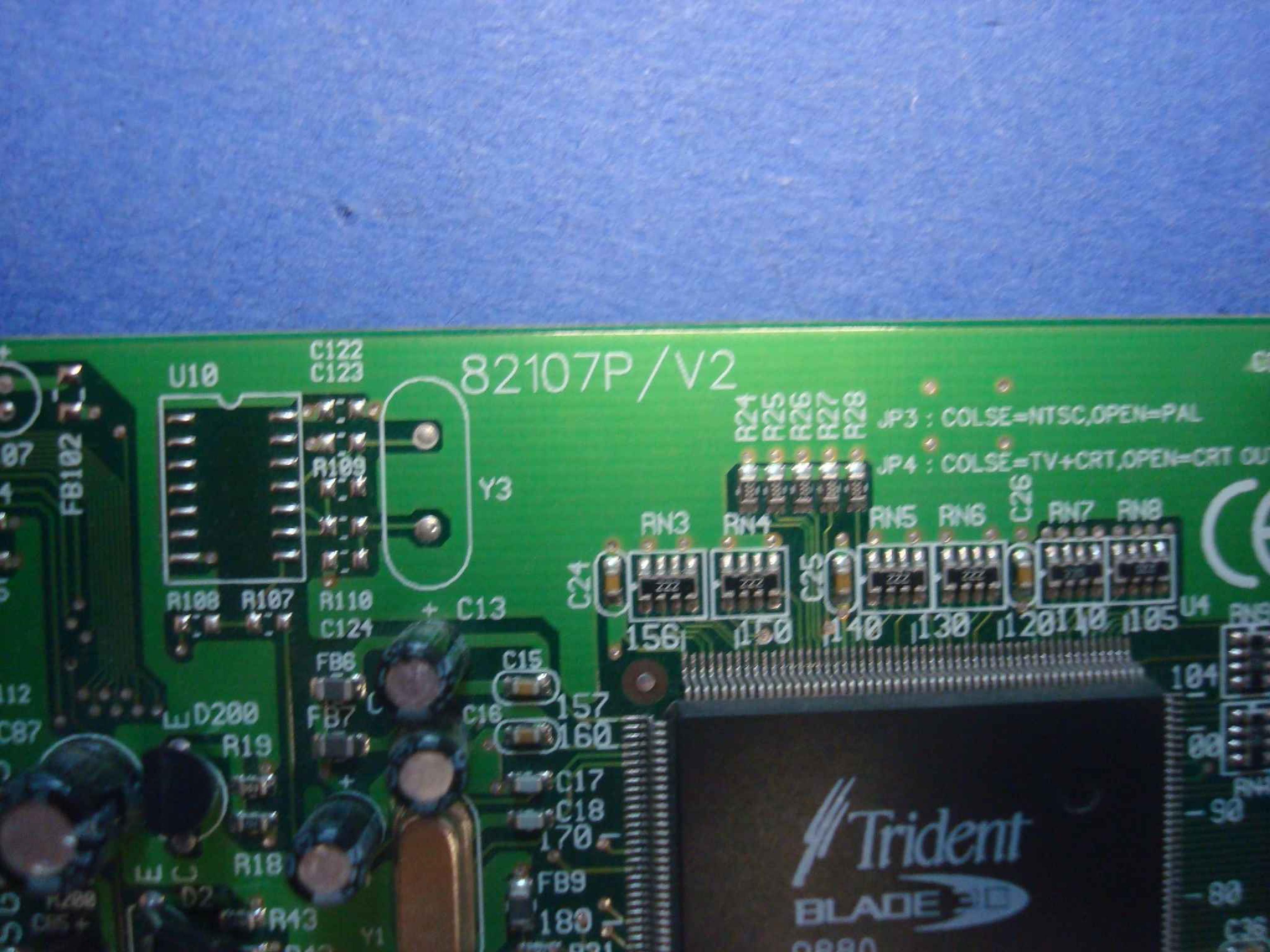 JATON 82107P/V2 8MB PCI VIDEO CARD WITH VGA OUTPUT