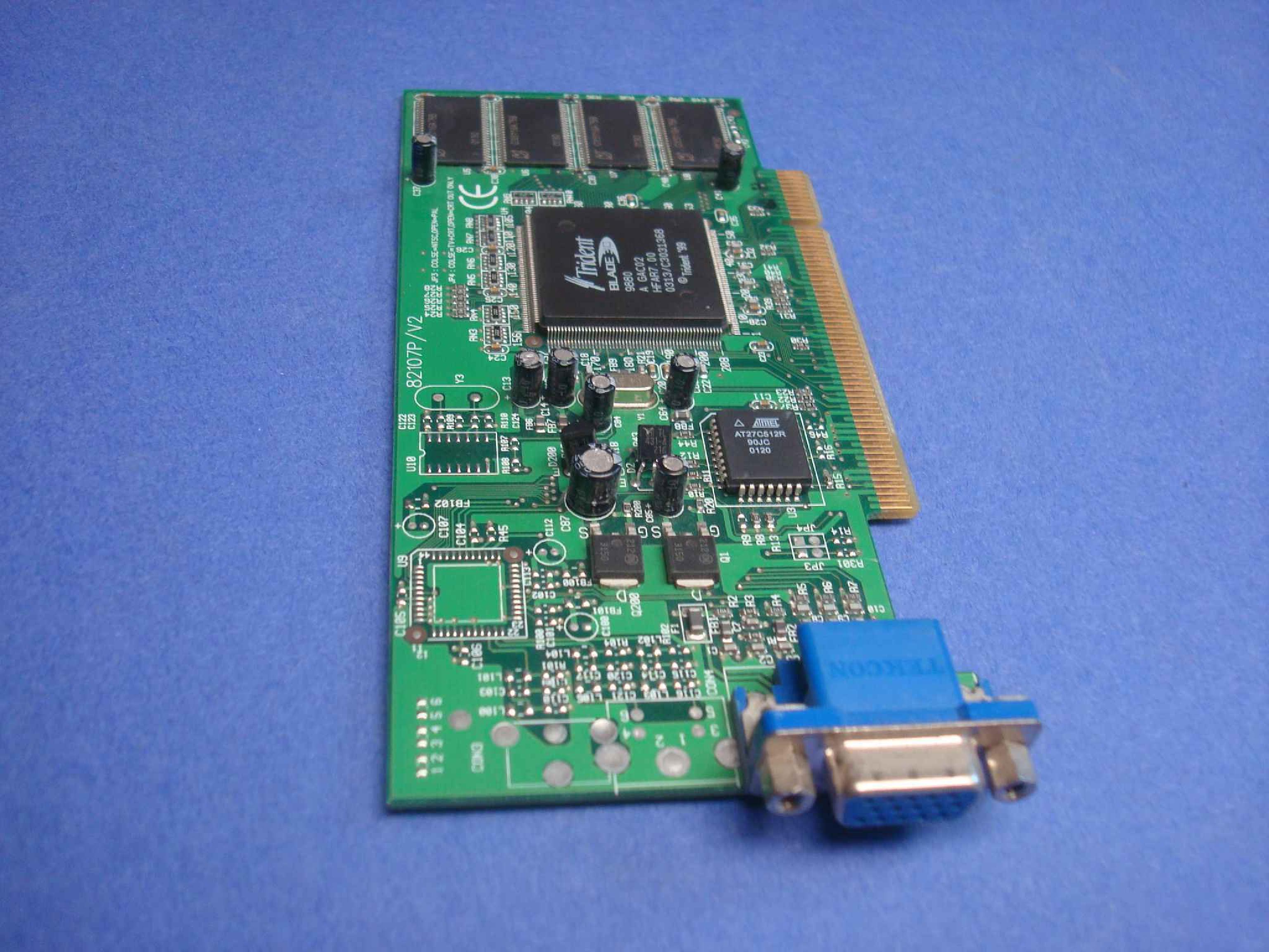 JATON 82107P/V2 8MB PCI VIDEO CARD WITH VGA OUTPUT